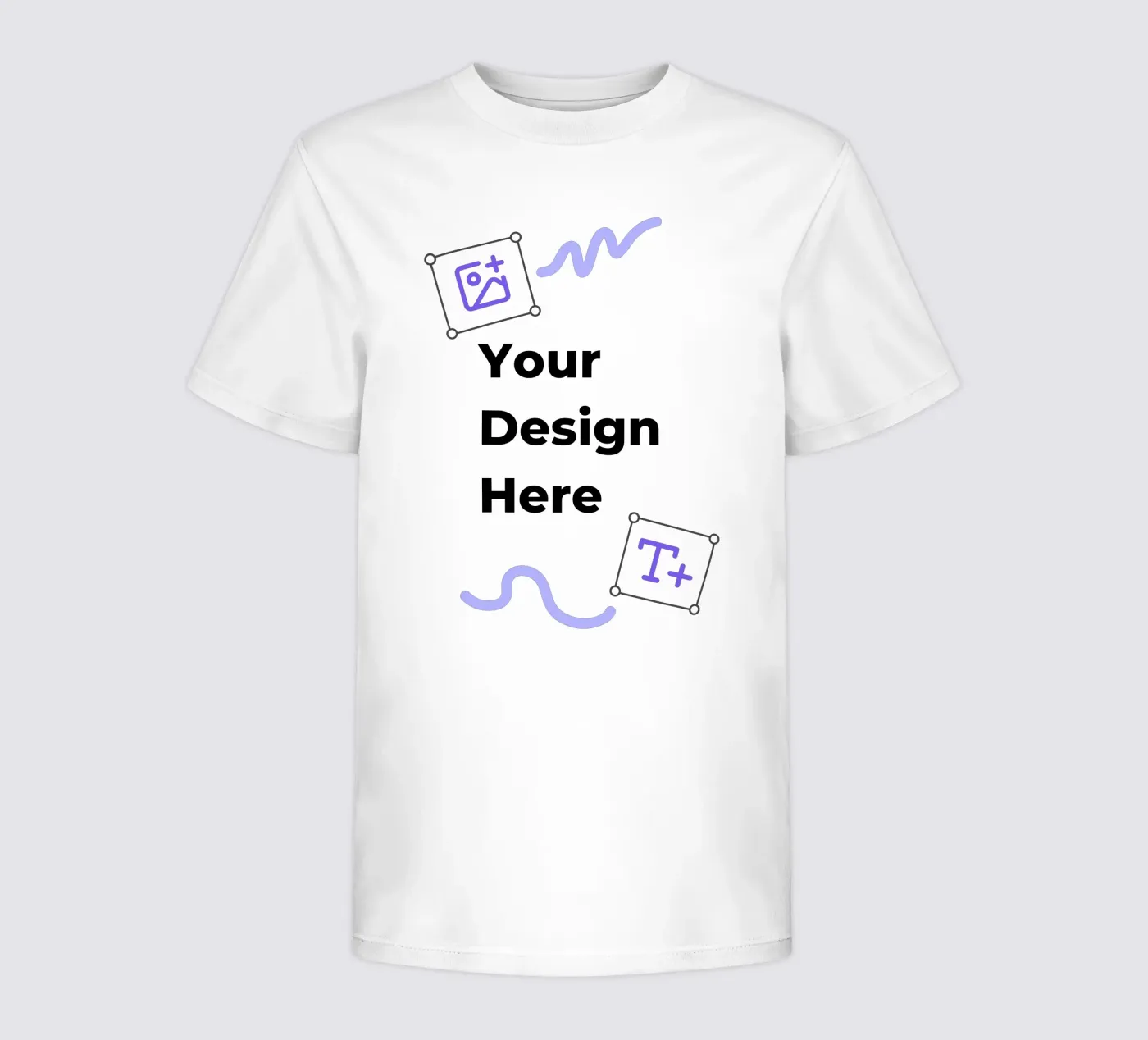 Your Design Here t-shirt bambini da JUNIQE