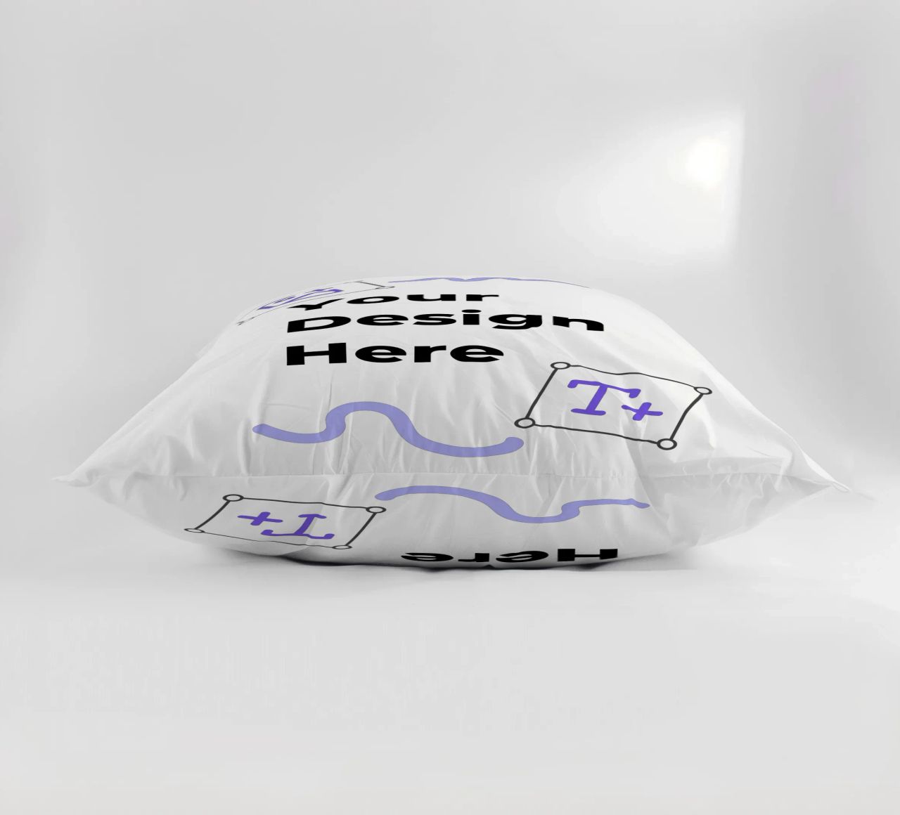 Your Design Here decorative cushion by JUNIQE