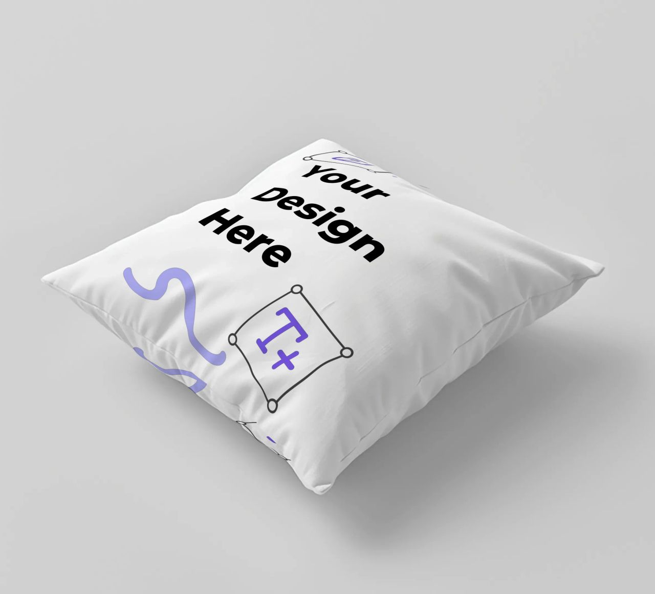 Your Design Here decorative cushion by JUNIQE