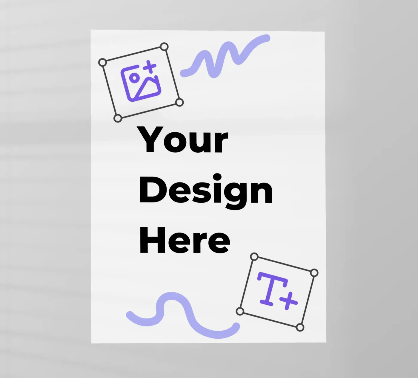 Your Design Here pellicola backlit da JUNIQE