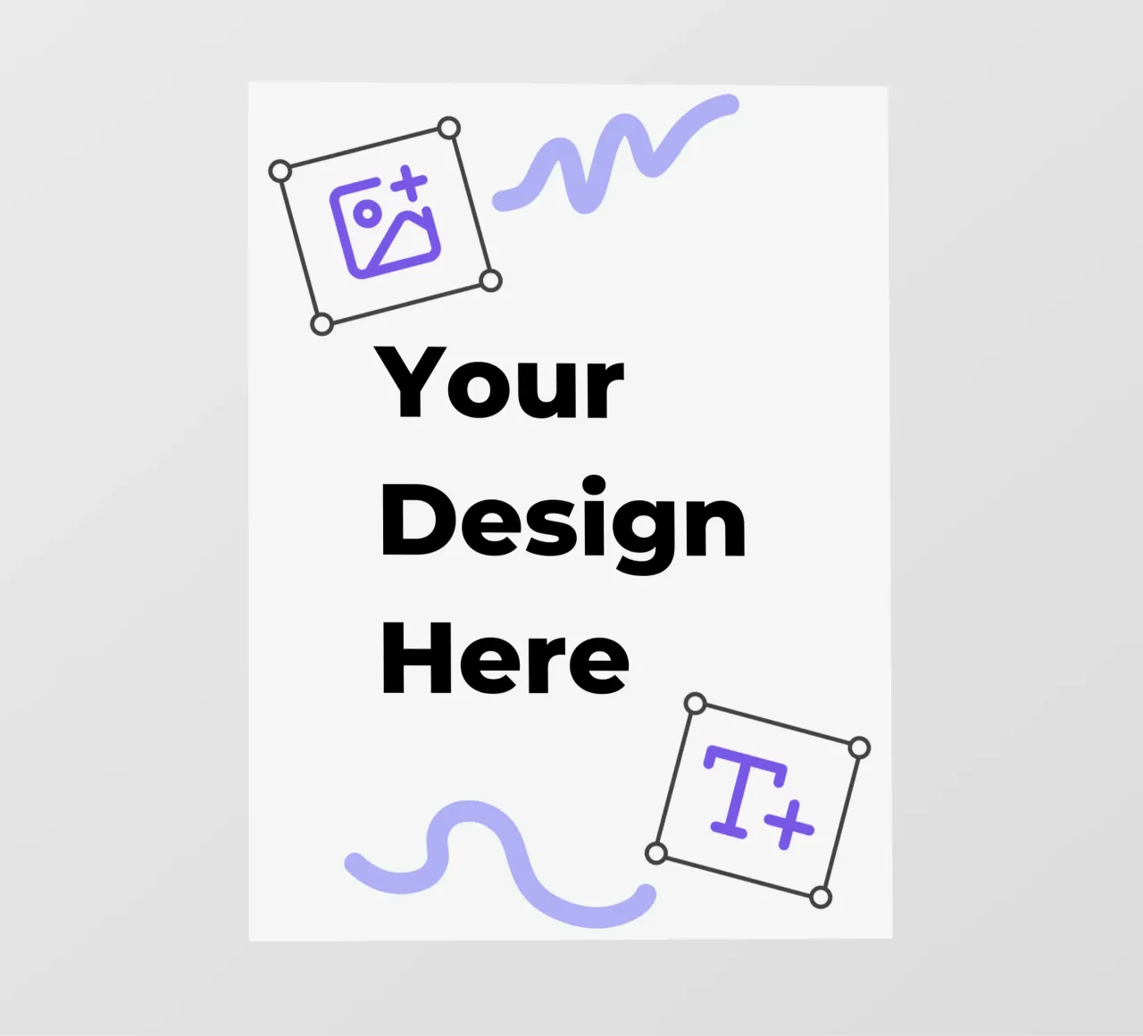 Your Design Here pellicola backlit da JUNIQE