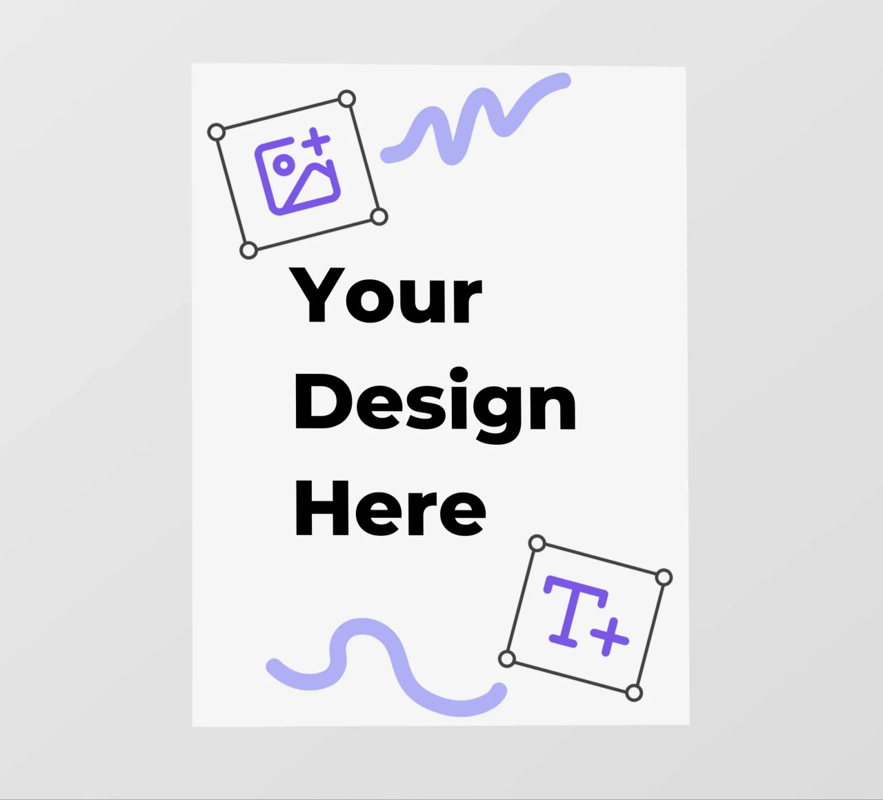 Your Design Here PVC Plane von JUNIQE