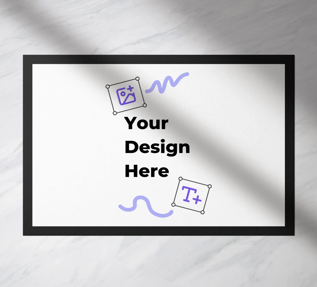 Your Design Here doormat by JUNIQE