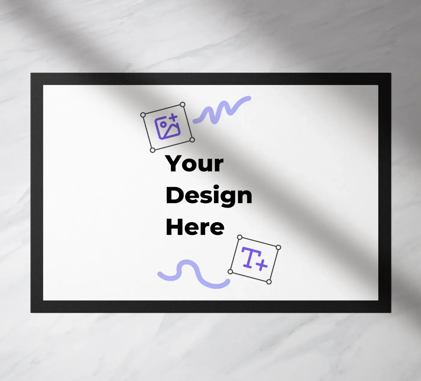 Your Design Here doormat by JUNIQE
