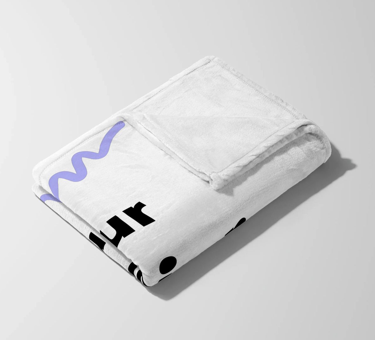 Your Design Here fleece blanket by JUNIQE