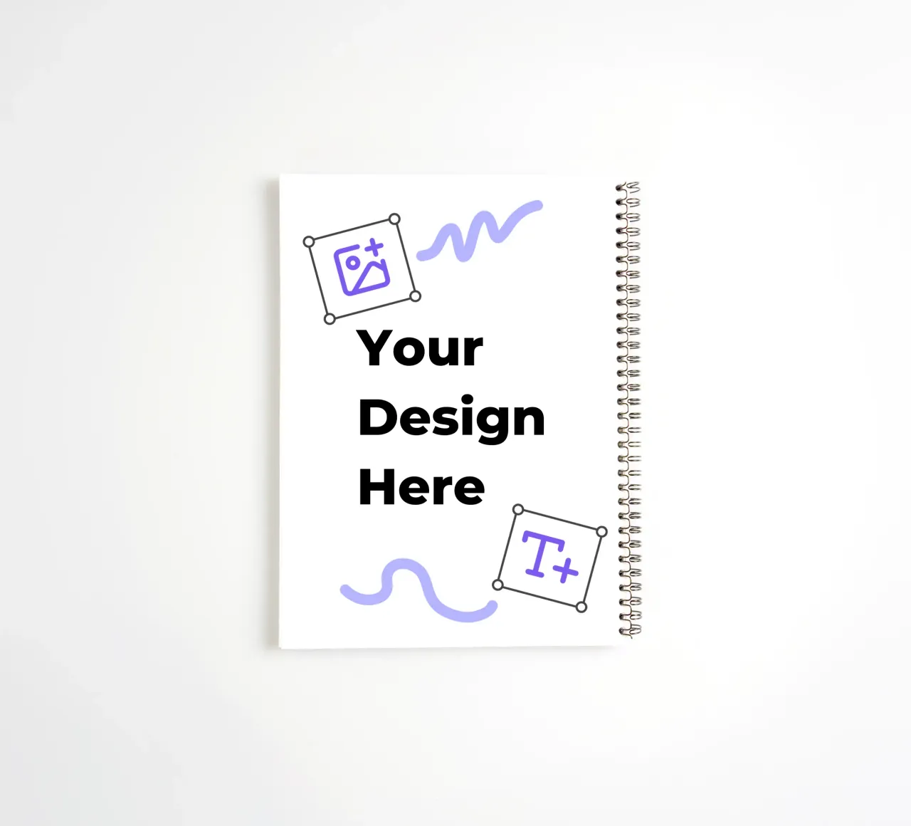 Your Design Here spiral notebook by JUNIQE
