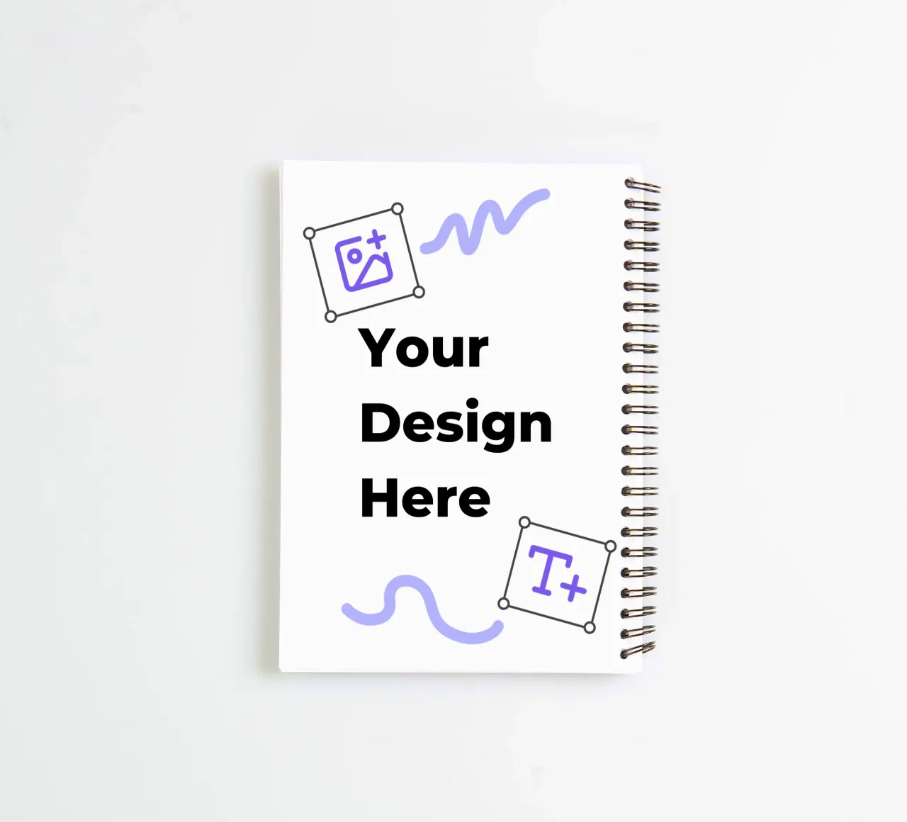 Your Design Here spiral notebook by JUNIQE