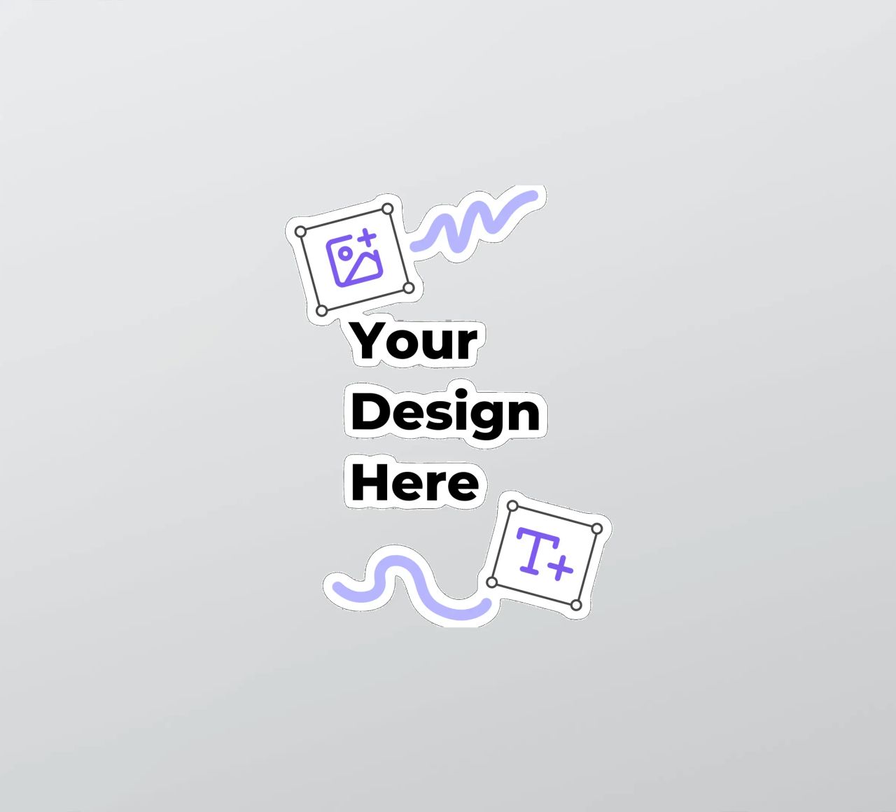 Your Design Here Sticker von JUNIQE