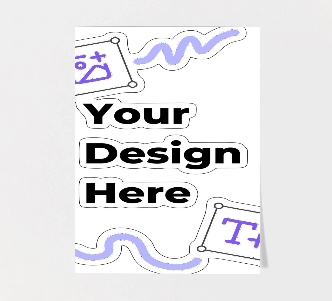 Your Design Here Stickerbogen von JUNIQE