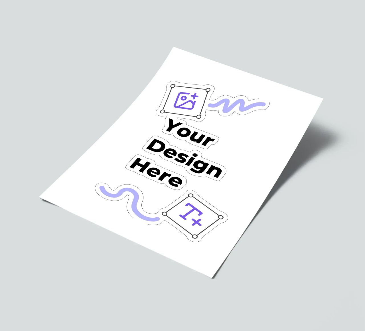 Your Design Here Stickerbogen von JUNIQE