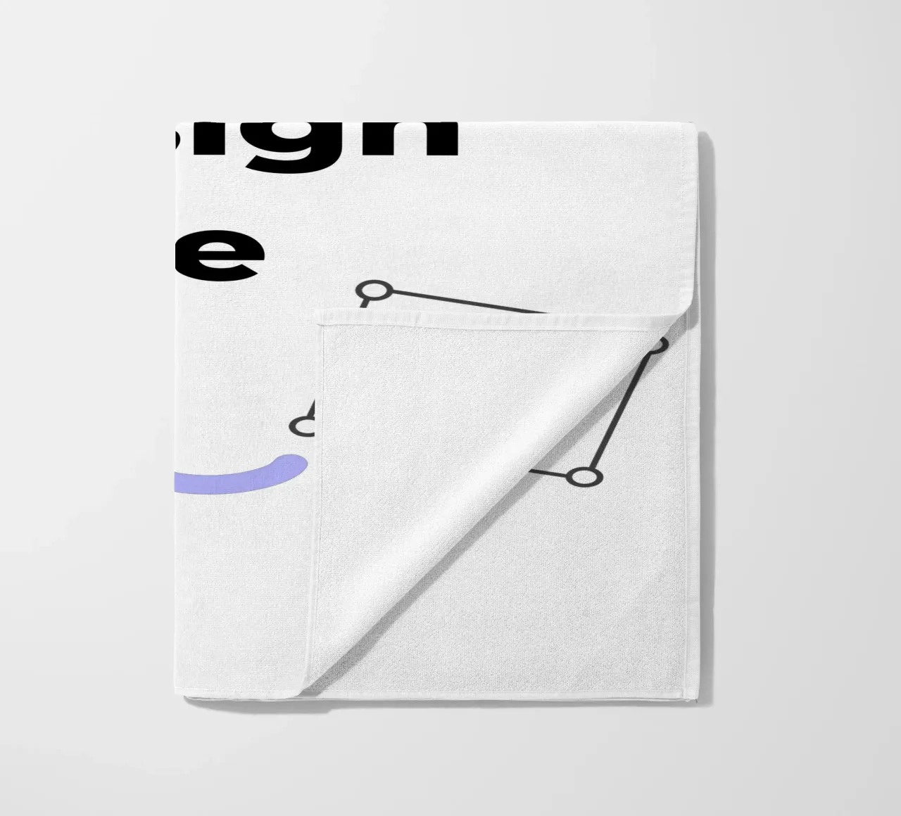 Your Design Here beach towel by JUNIQE