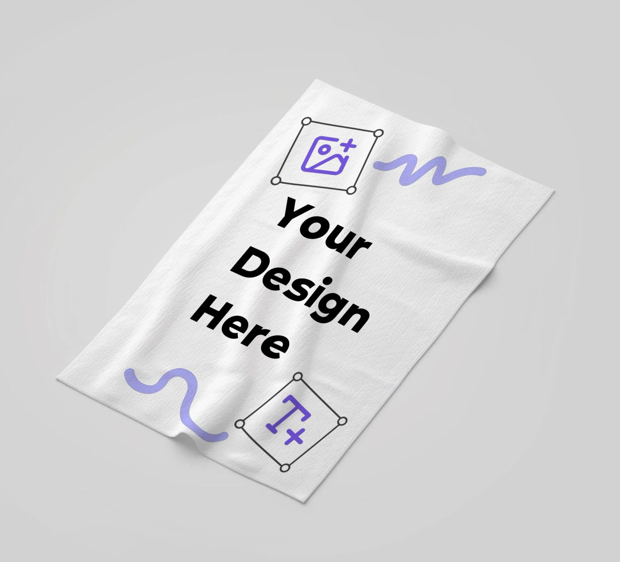 Your Design Here beach towel by JUNIQE
