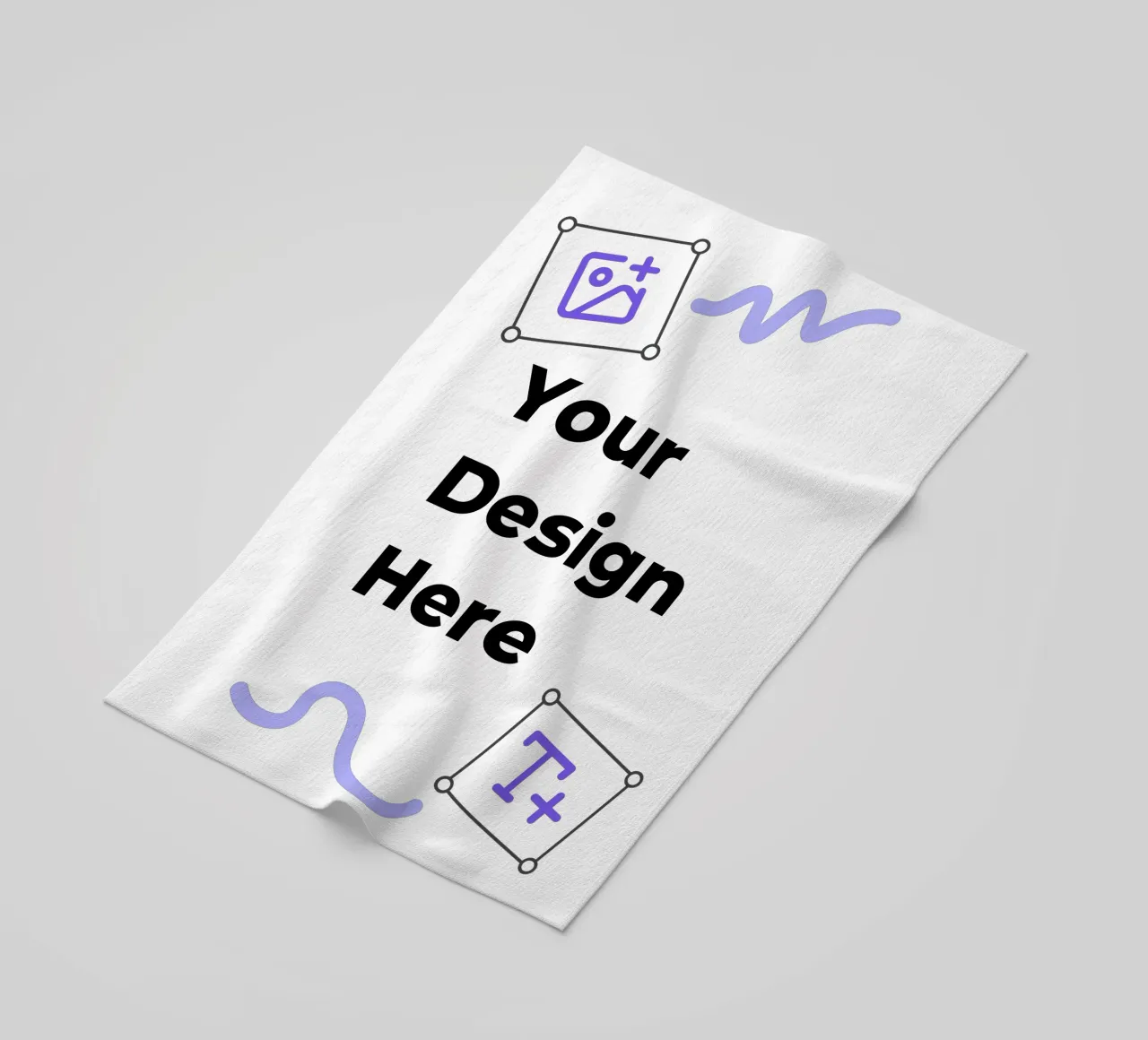 Your Design Here beach towel by JUNIQE