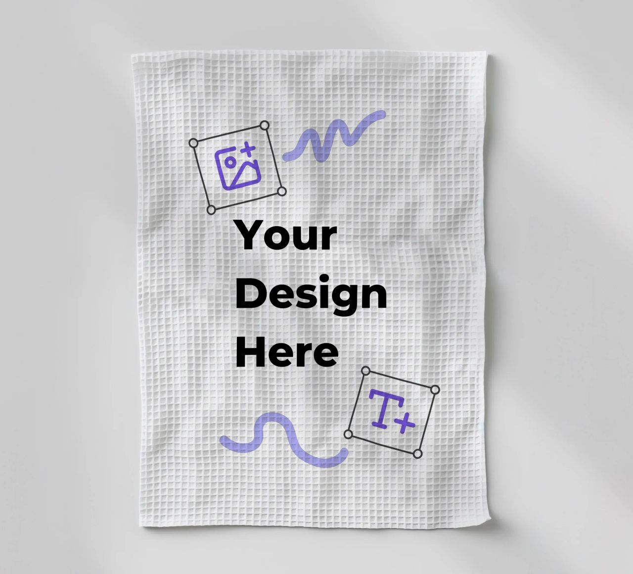 Your Design Here tea towel by JUNIQE