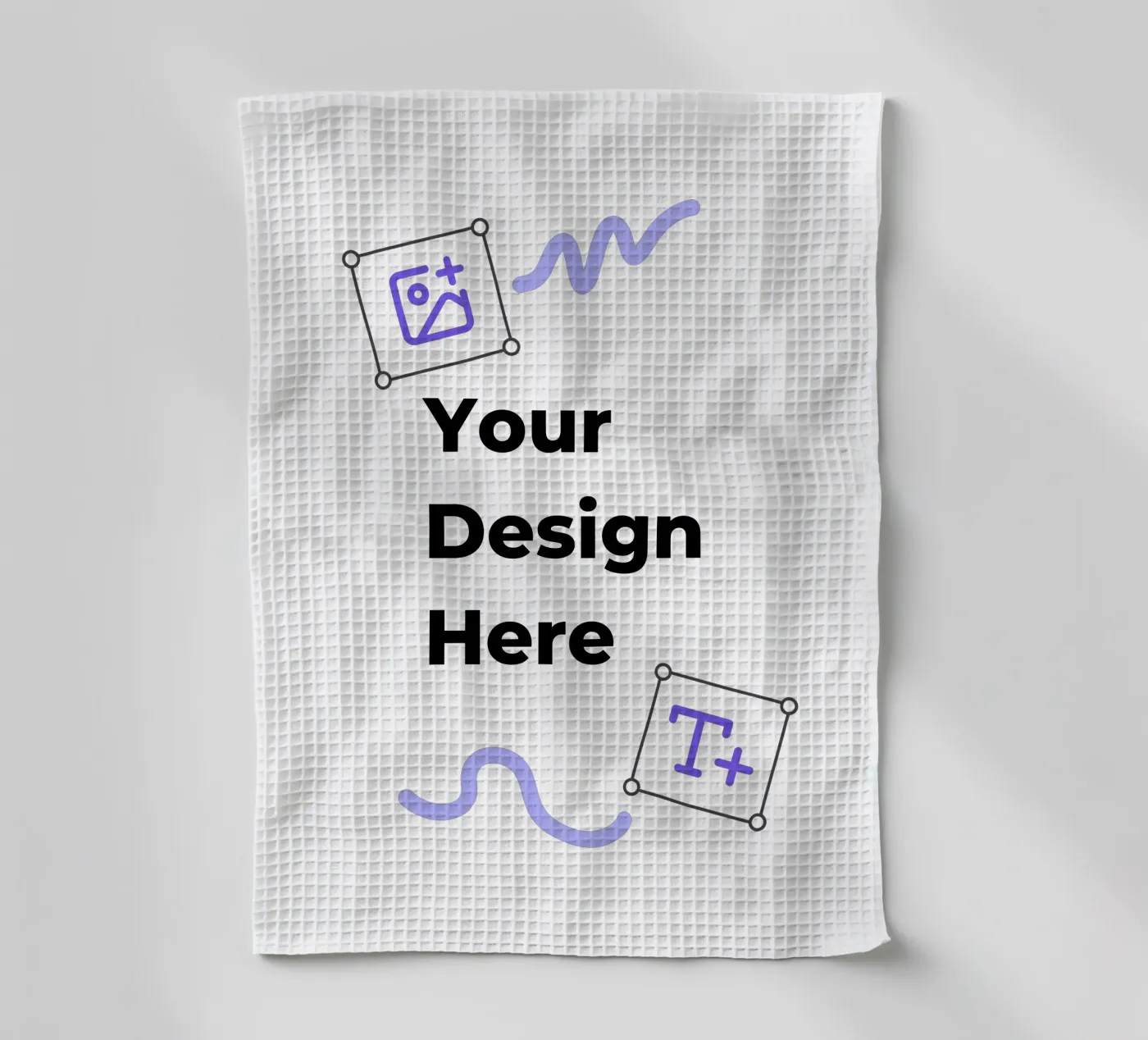 Your Design Here tea towel by JUNIQE