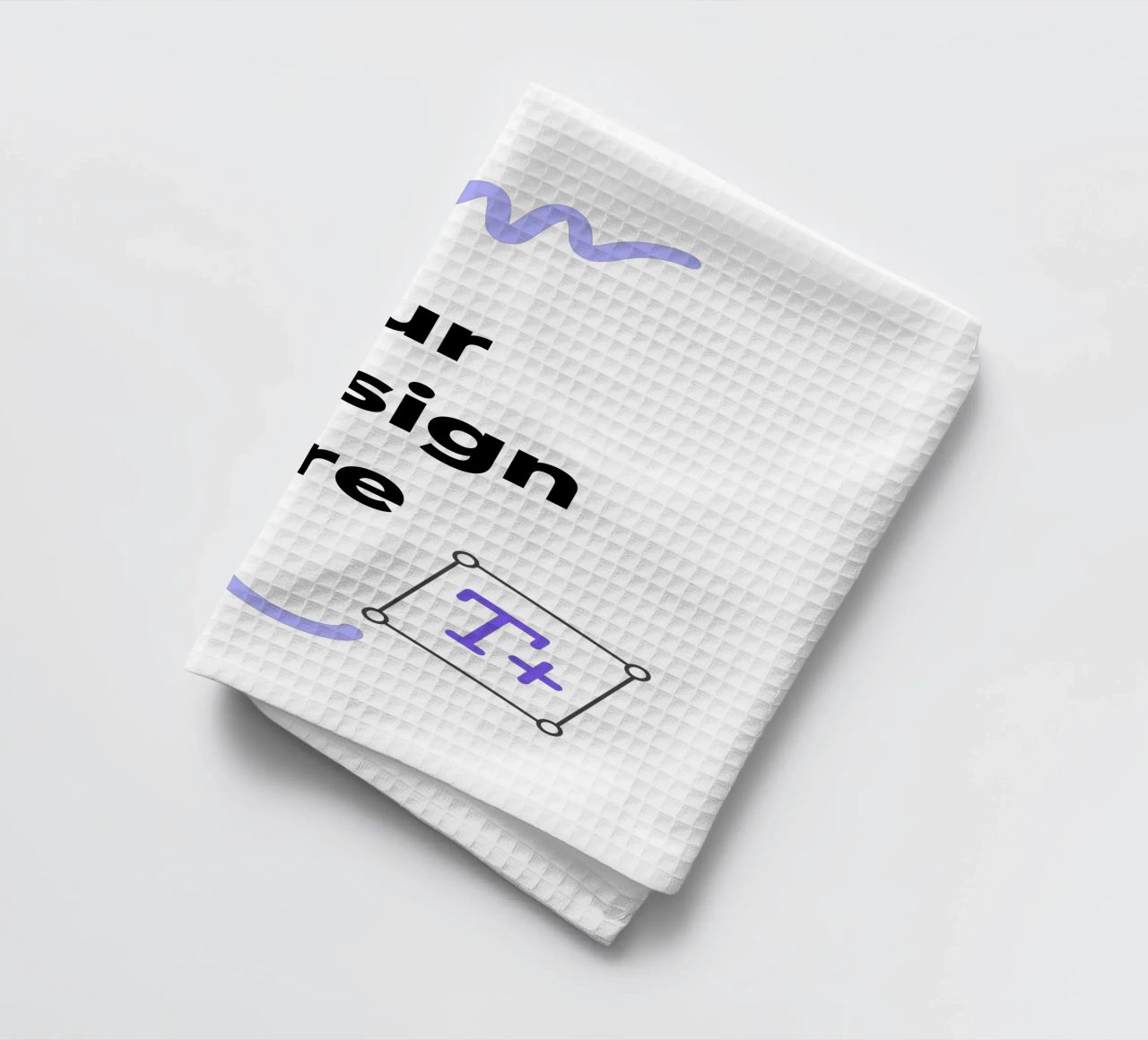Your Design Here tea towel by JUNIQE
