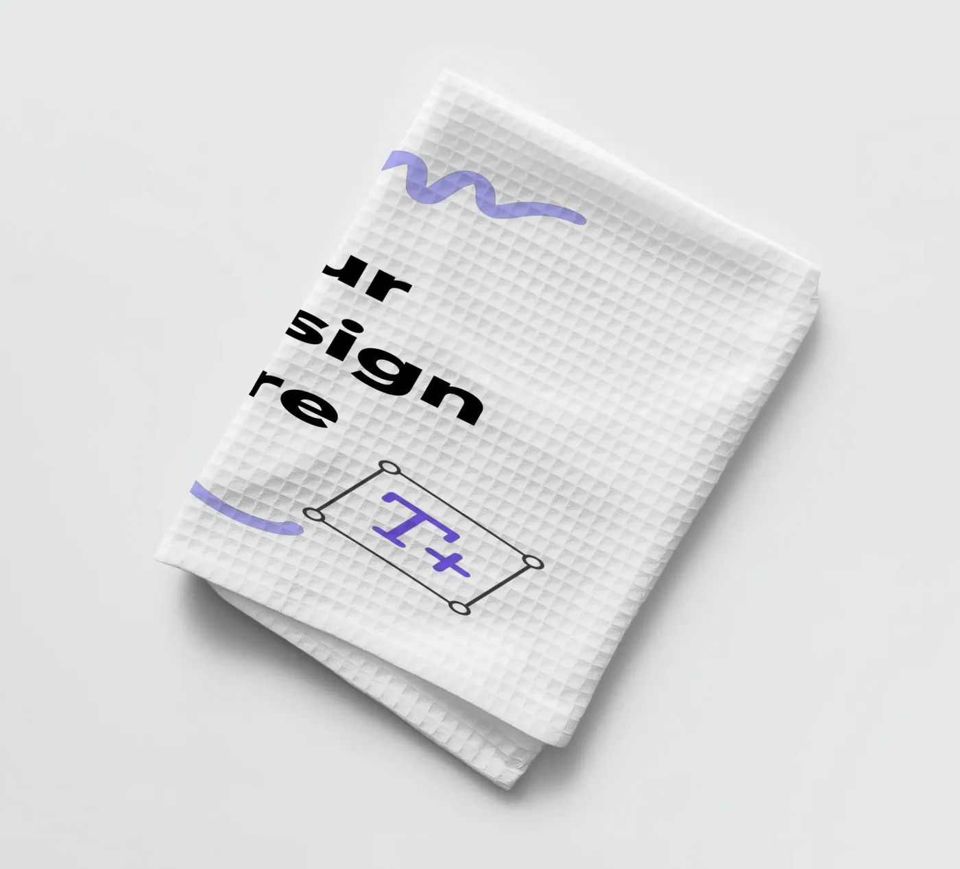 Your Design Here tea towel by JUNIQE