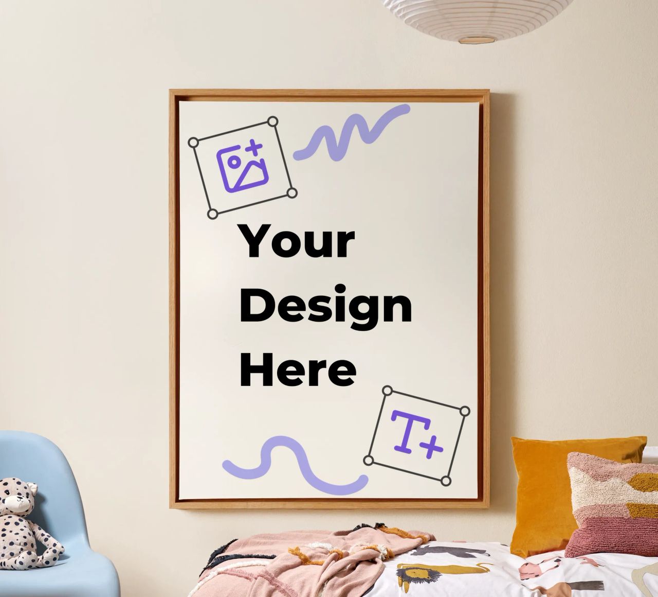 Your Design Here canvas by JUNIQE