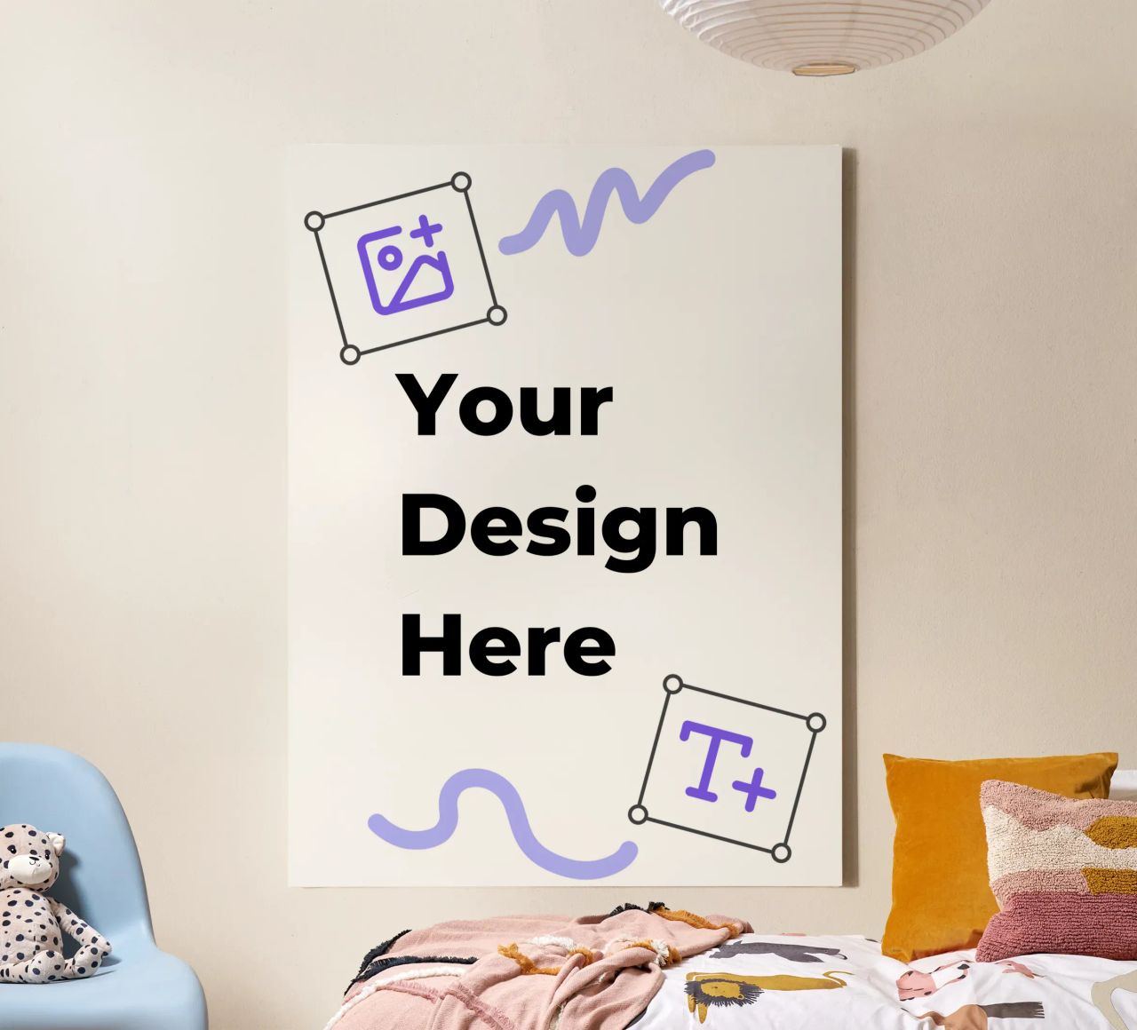 Your Design Here canvas by JUNIQE