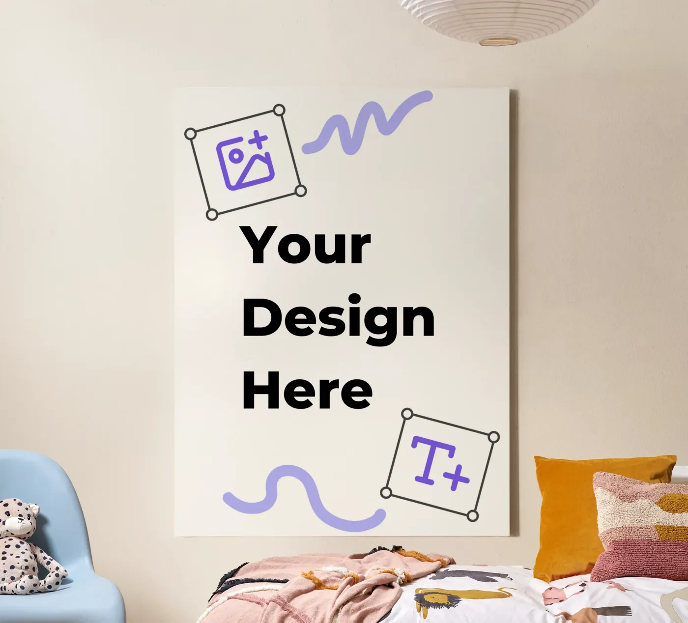 Your Design Here canvas by JUNIQE