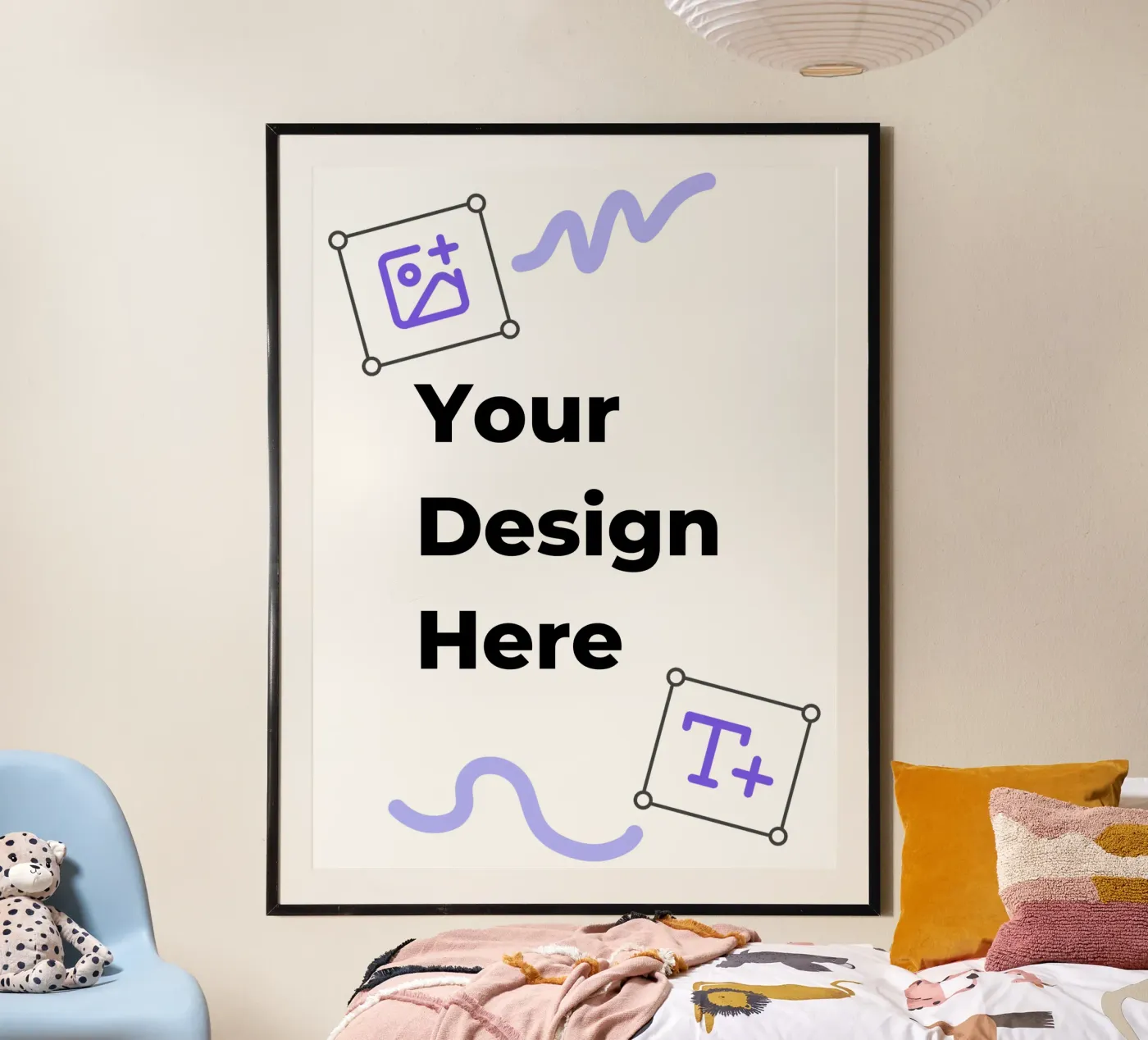 Your Design Here poster da JUNIQE
