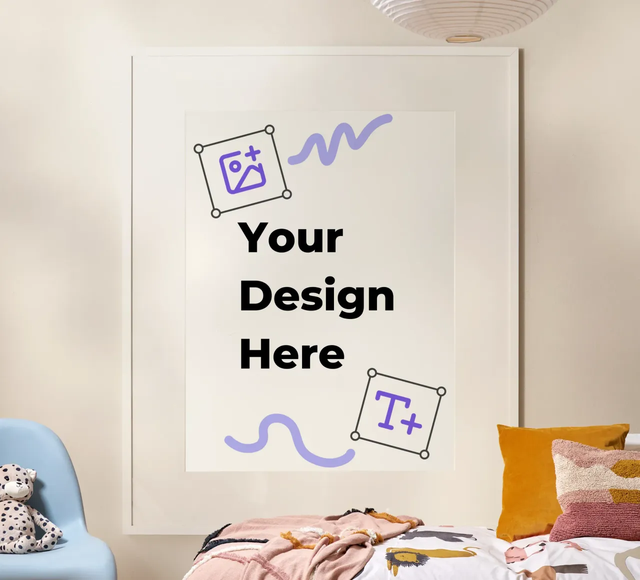 Your Design Here poster da JUNIQE