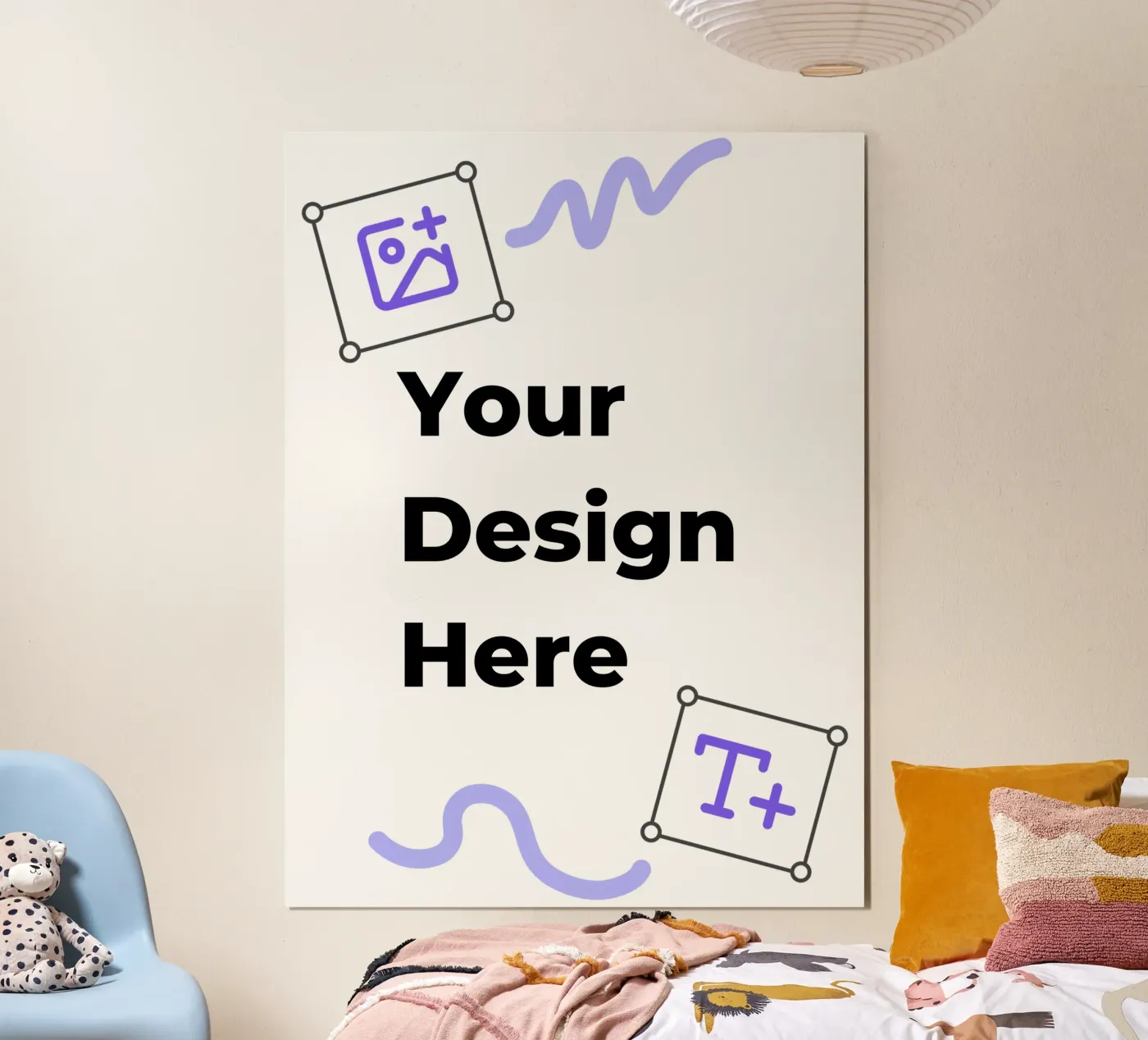 Your Design Here poster da JUNIQE