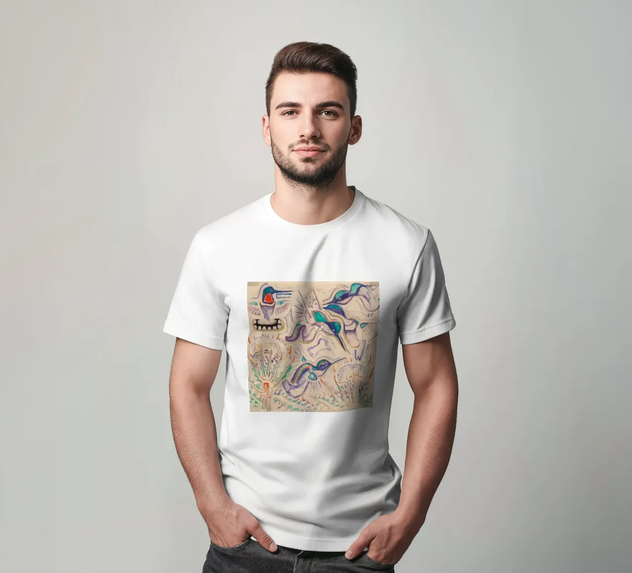 Humming Birds t-shirt by Damian Jackson