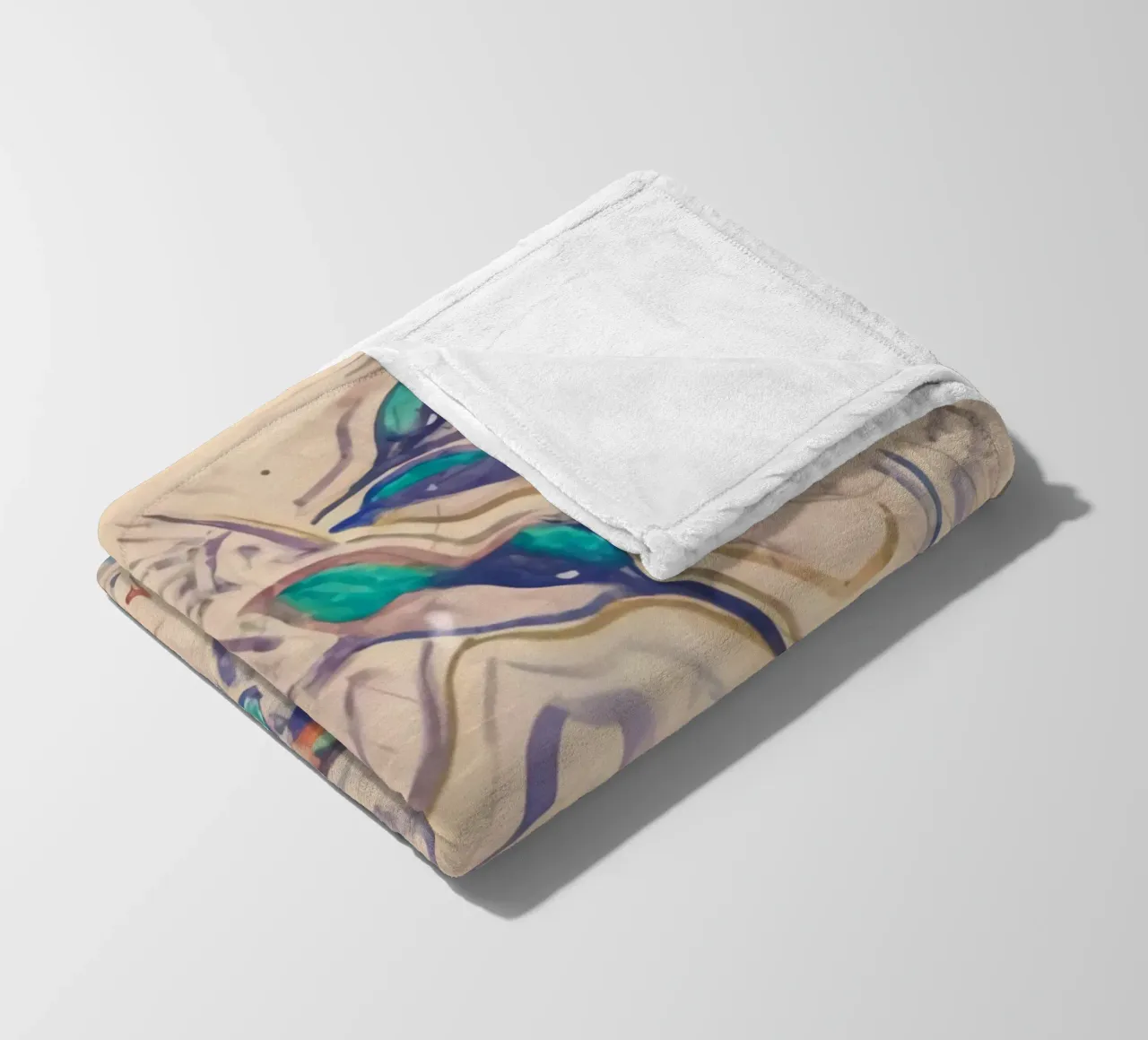 Humming Birds fleece blanket by Damian Jackson