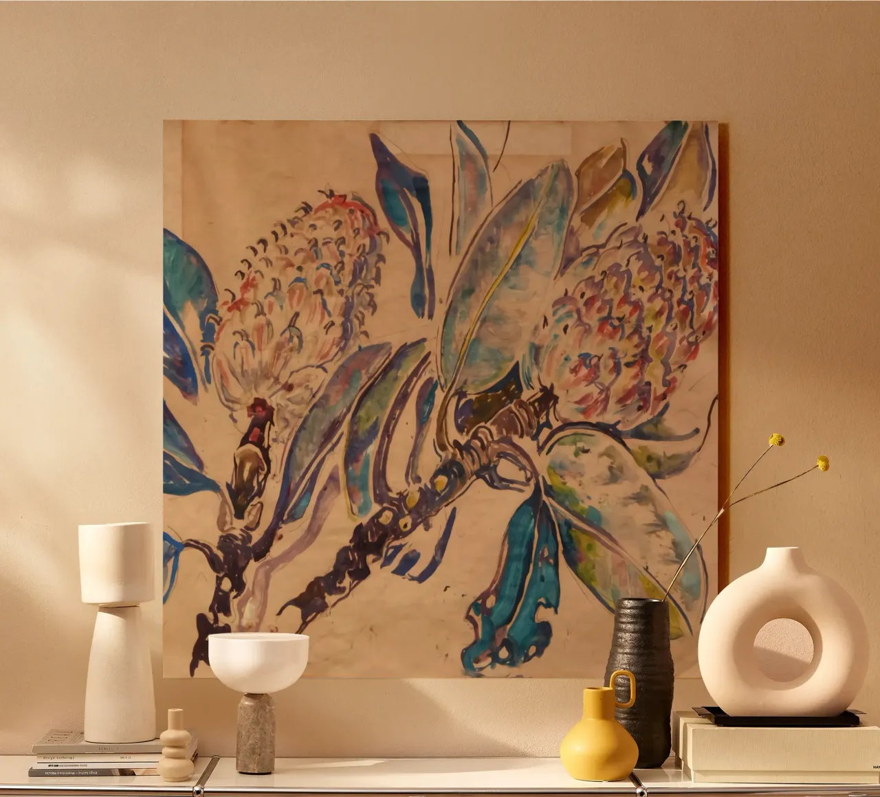 Baccello di magnolia plexiglass da Damian Jackson