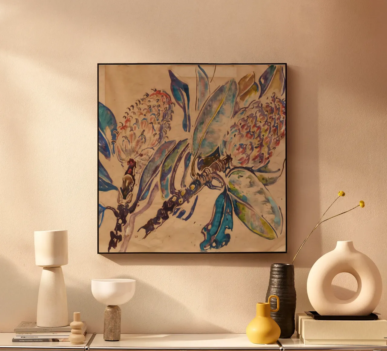 Baccello di magnolia alluminio dibond da Damian Jackson