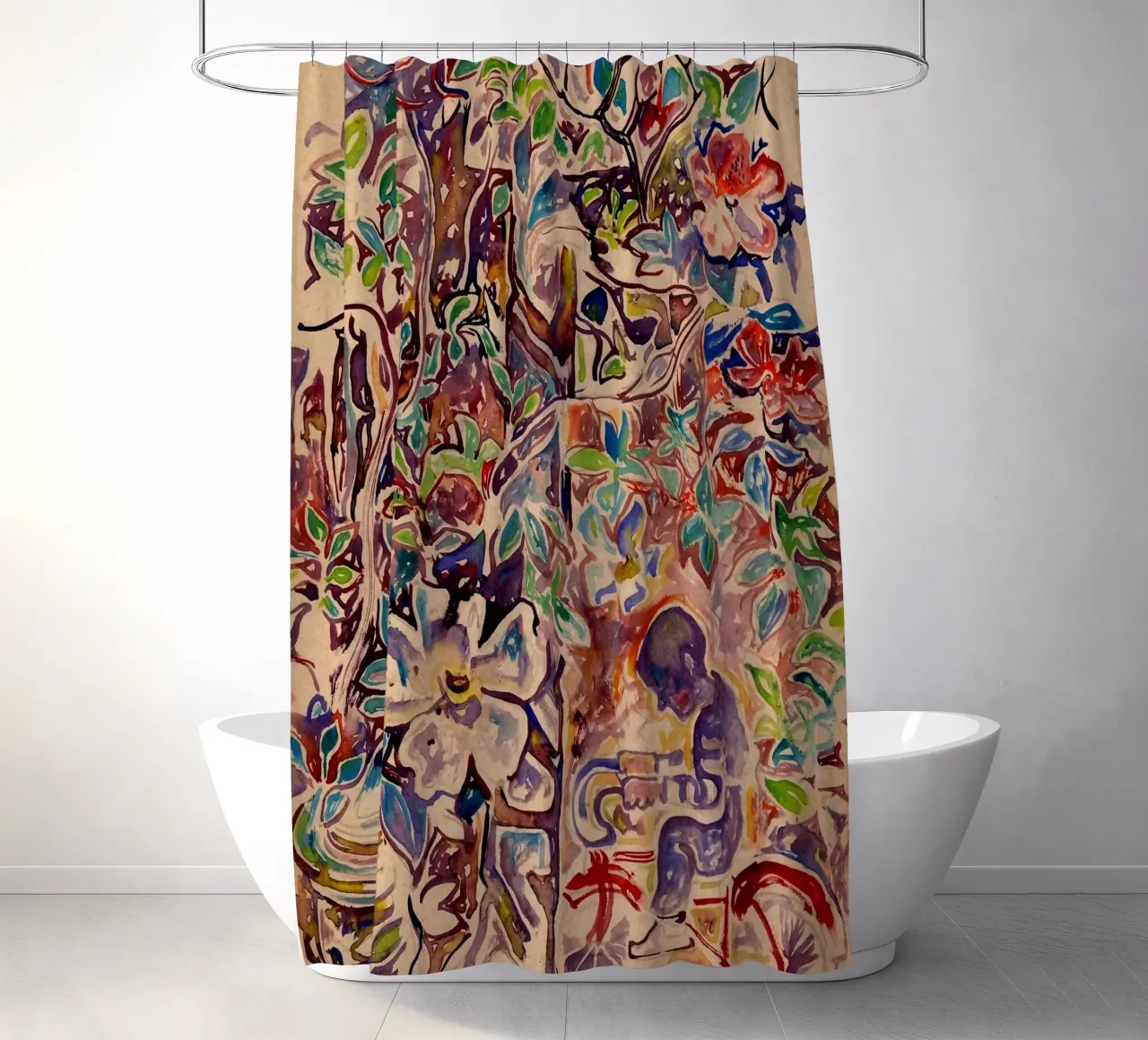 Mississippi shower curtain by Damian Jackson