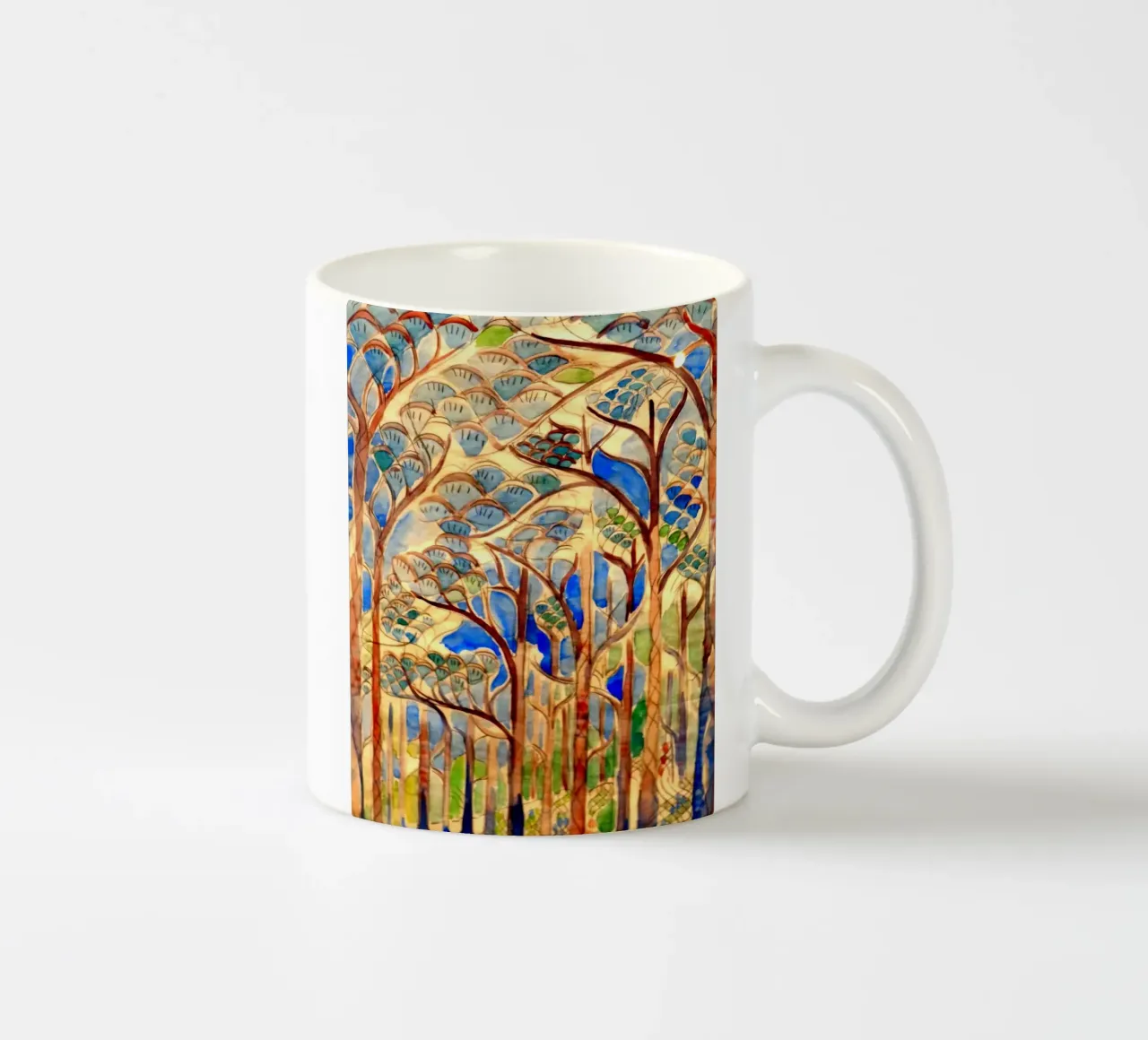 Ocean Springs tazza in ceramica da Damian Jackson