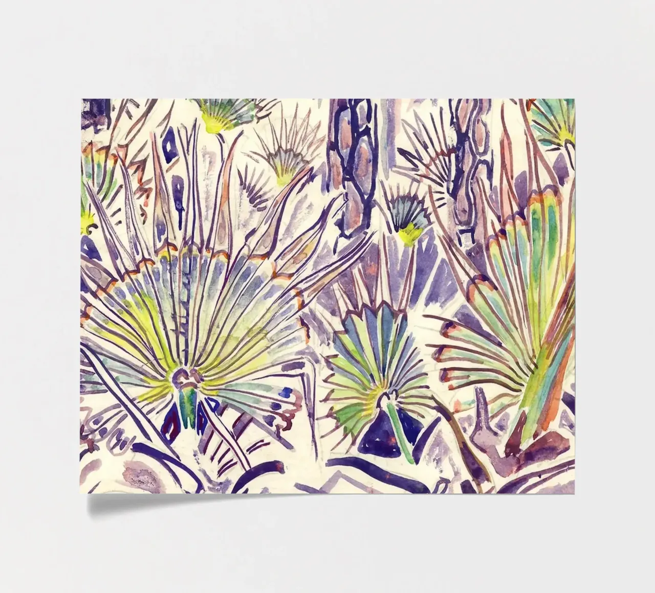 Palmettos and Pines sticker sheet by Damian Jackson