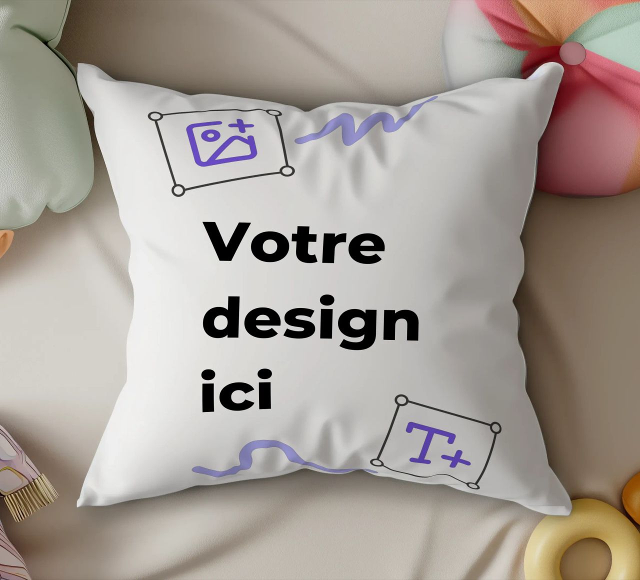 Ton design ici coussin de JUNIQE