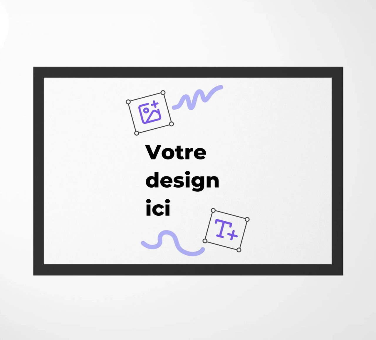 Ton design ici paillasson de JUNIQE