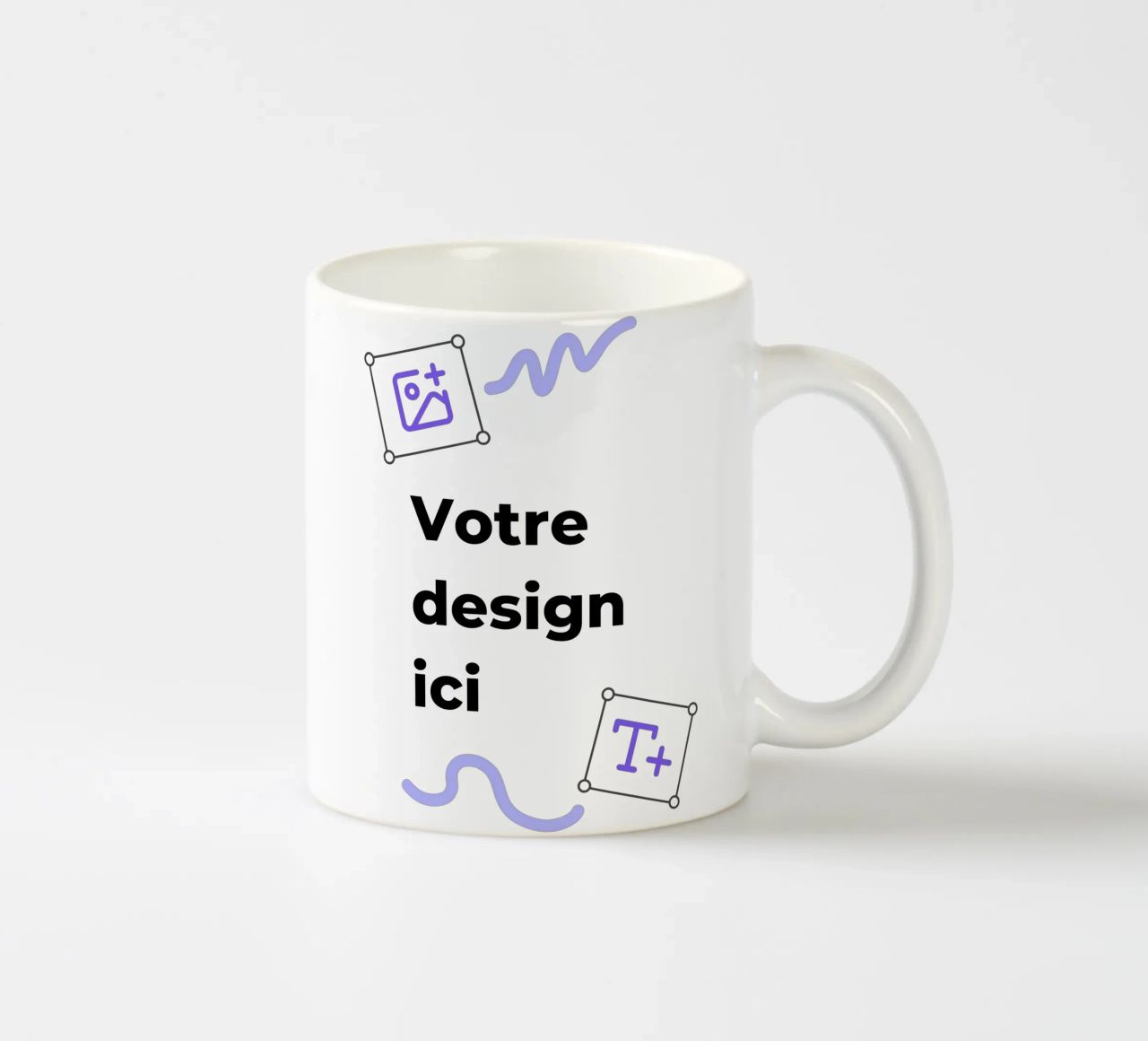 Ton design ici mug en céramique de JUNIQE