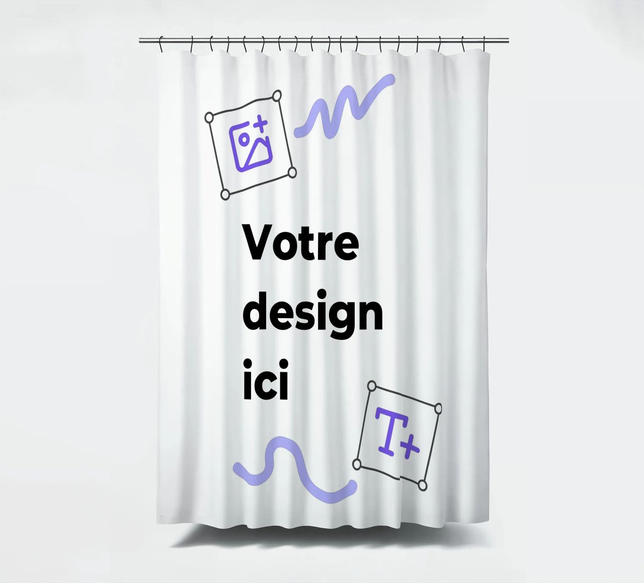 Ton design ici rideau de douche de JUNIQE