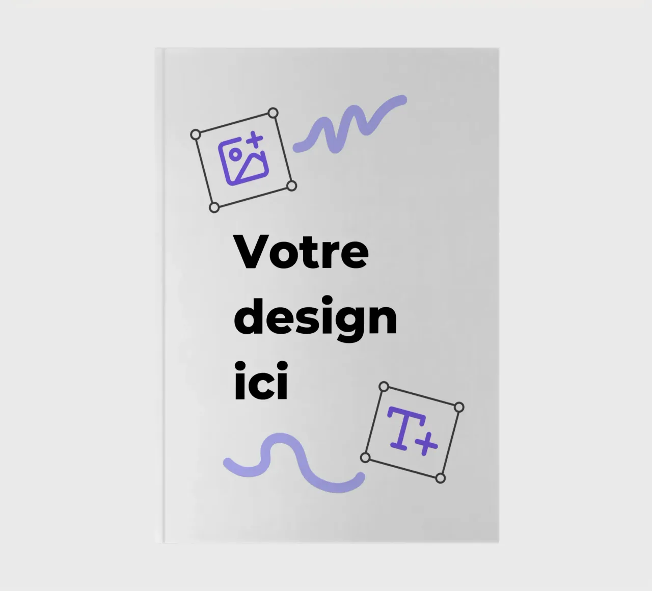 Votre design ici carnet de notes de JUNIQE
