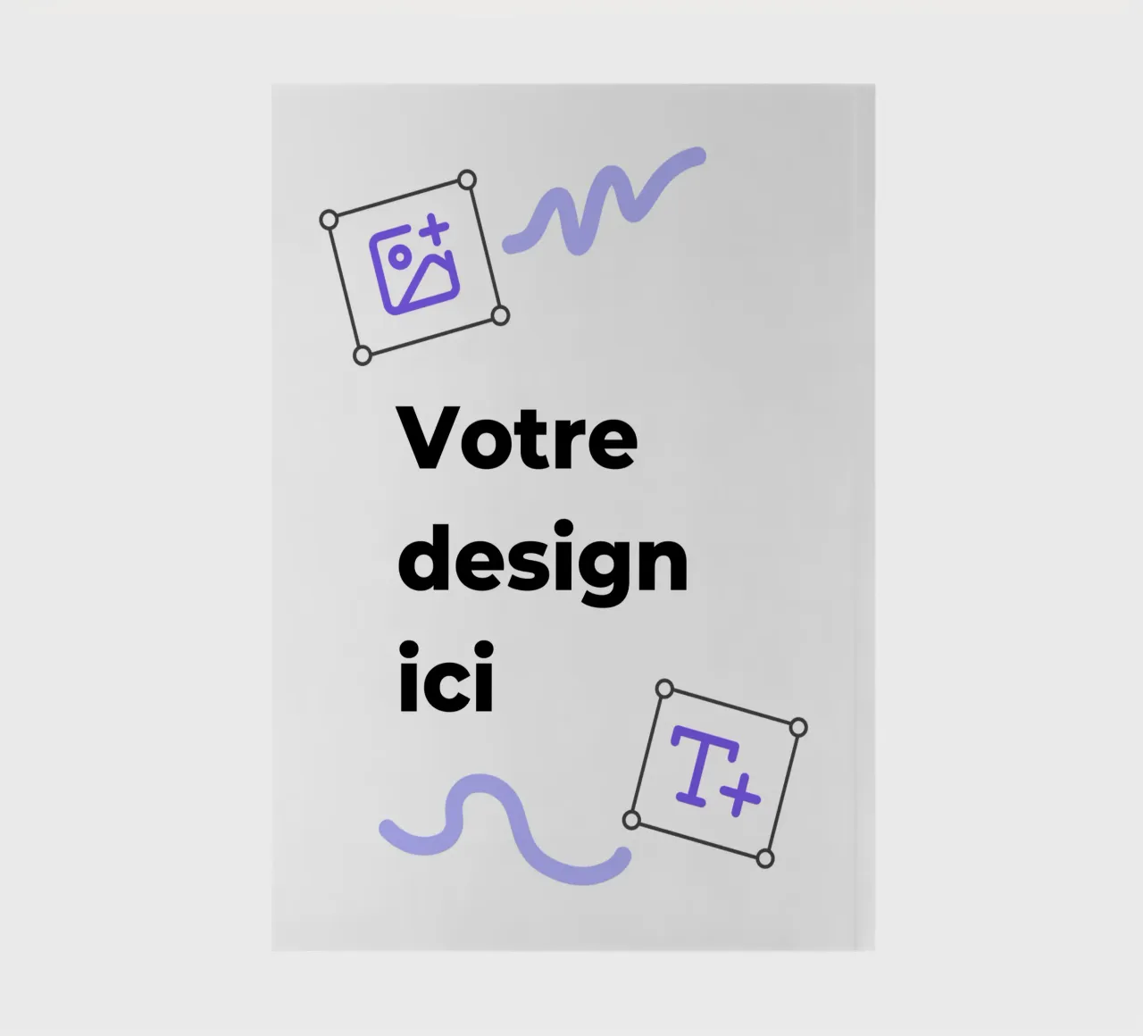 Votre design ici carnet de notes de JUNIQE