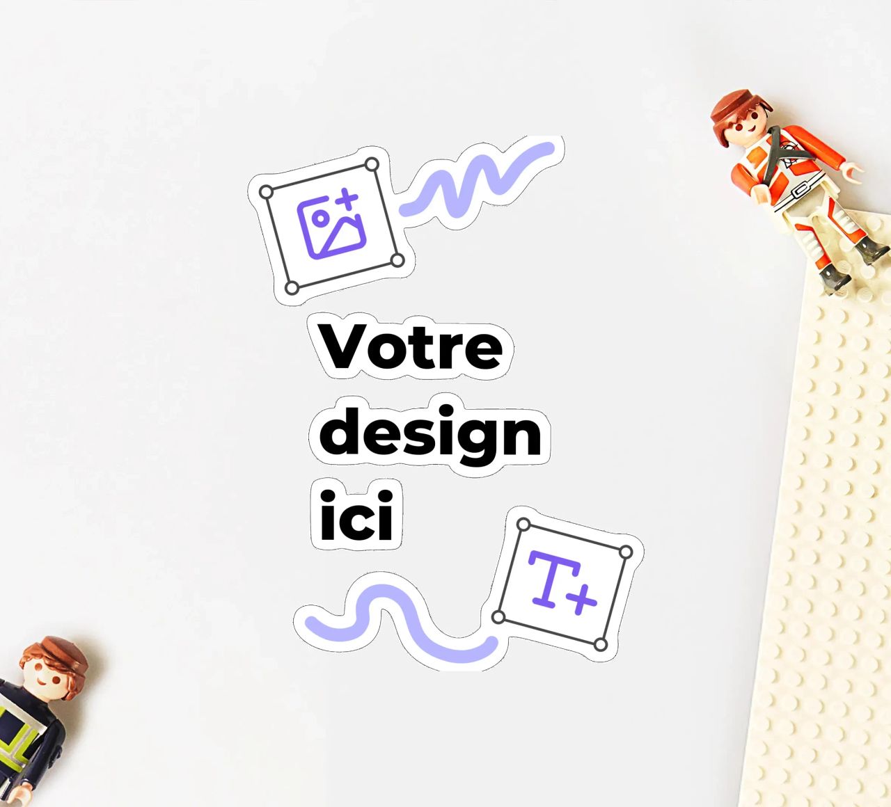 Ton design ici autocollant de JUNIQE