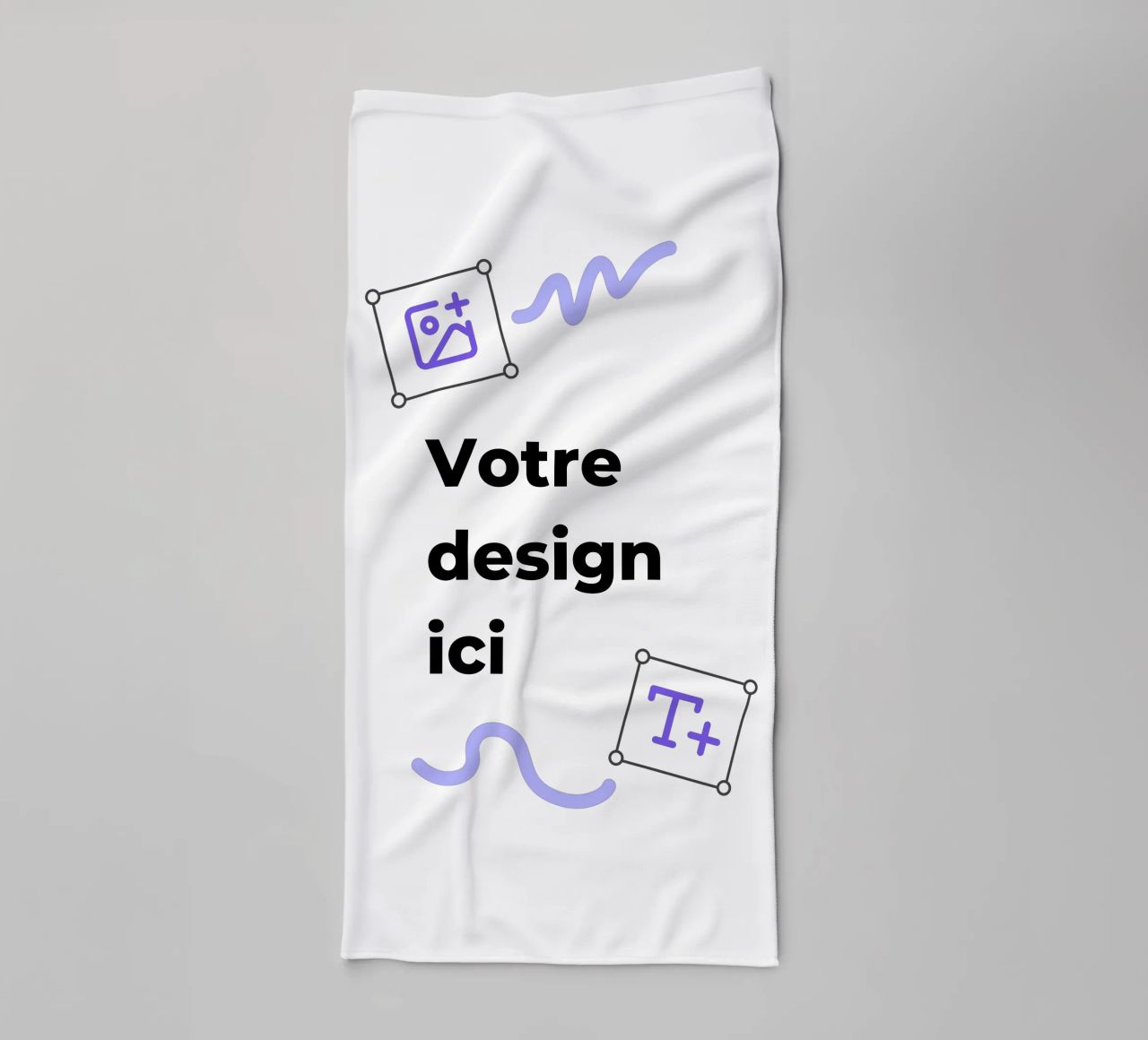 Ton design ici serviette de bain de JUNIQE