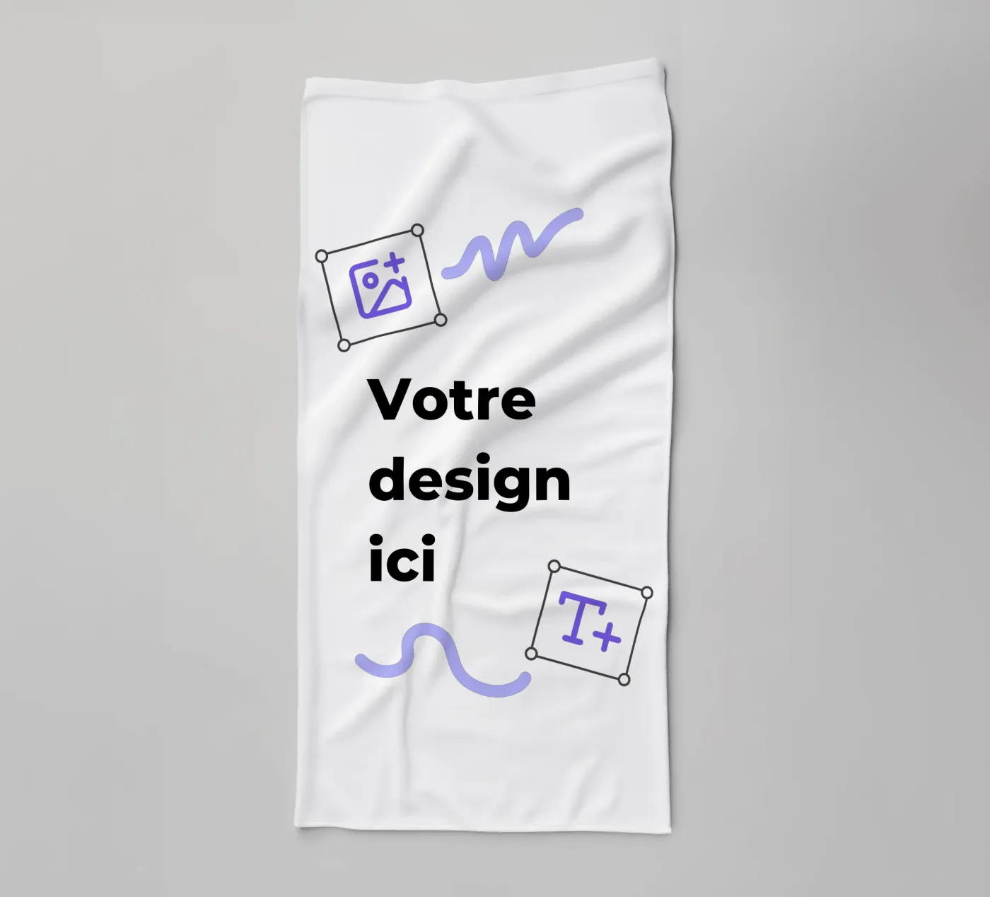 Votre design ici serviette de bain de JUNIQE