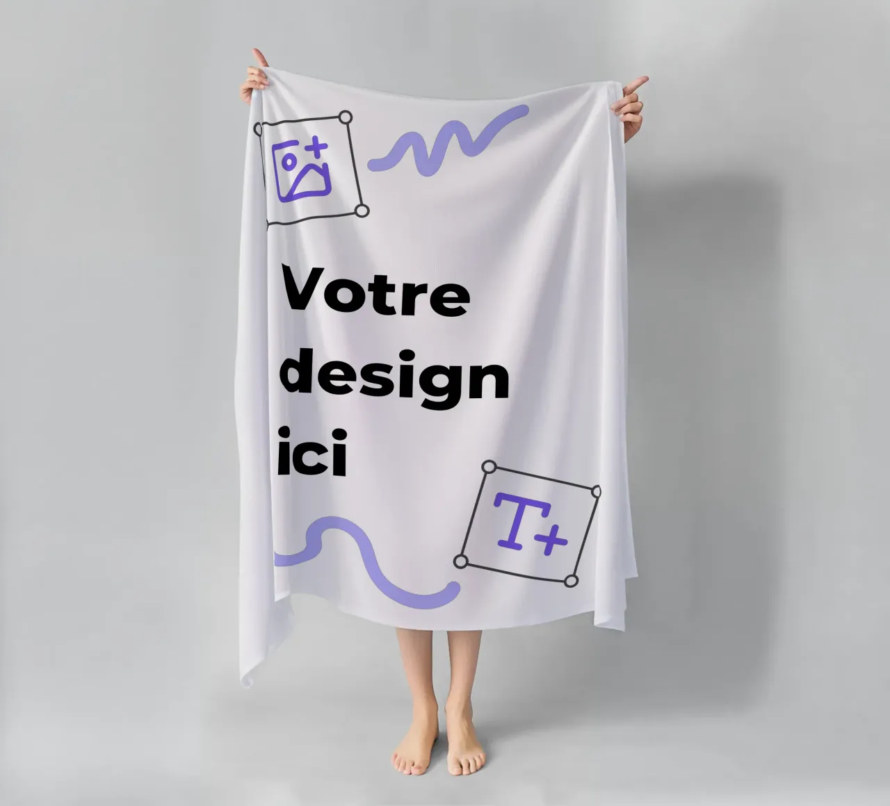 Votre design ici serviette de plage de JUNIQE