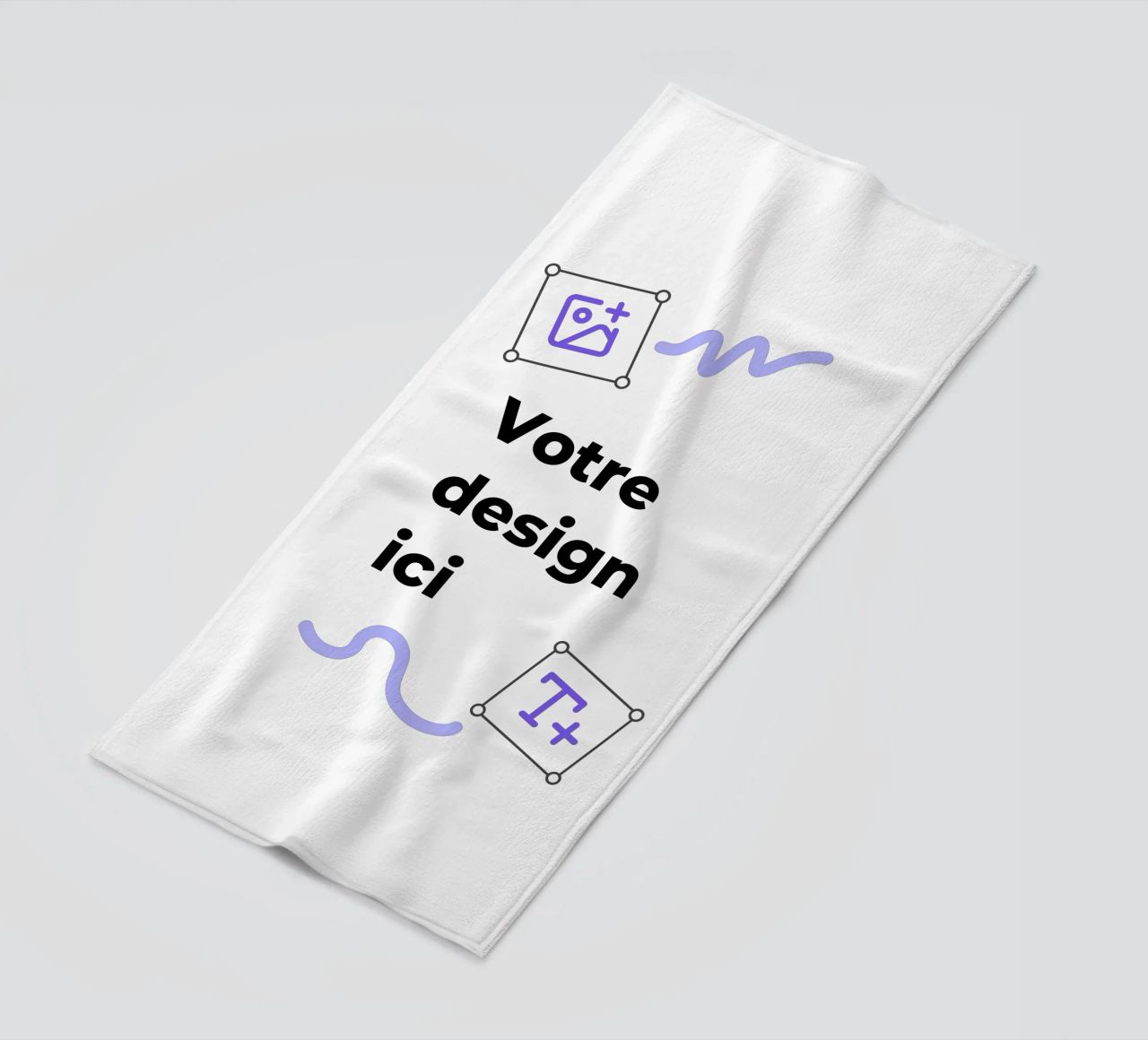 Ton design ici serviette de plage de JUNIQE