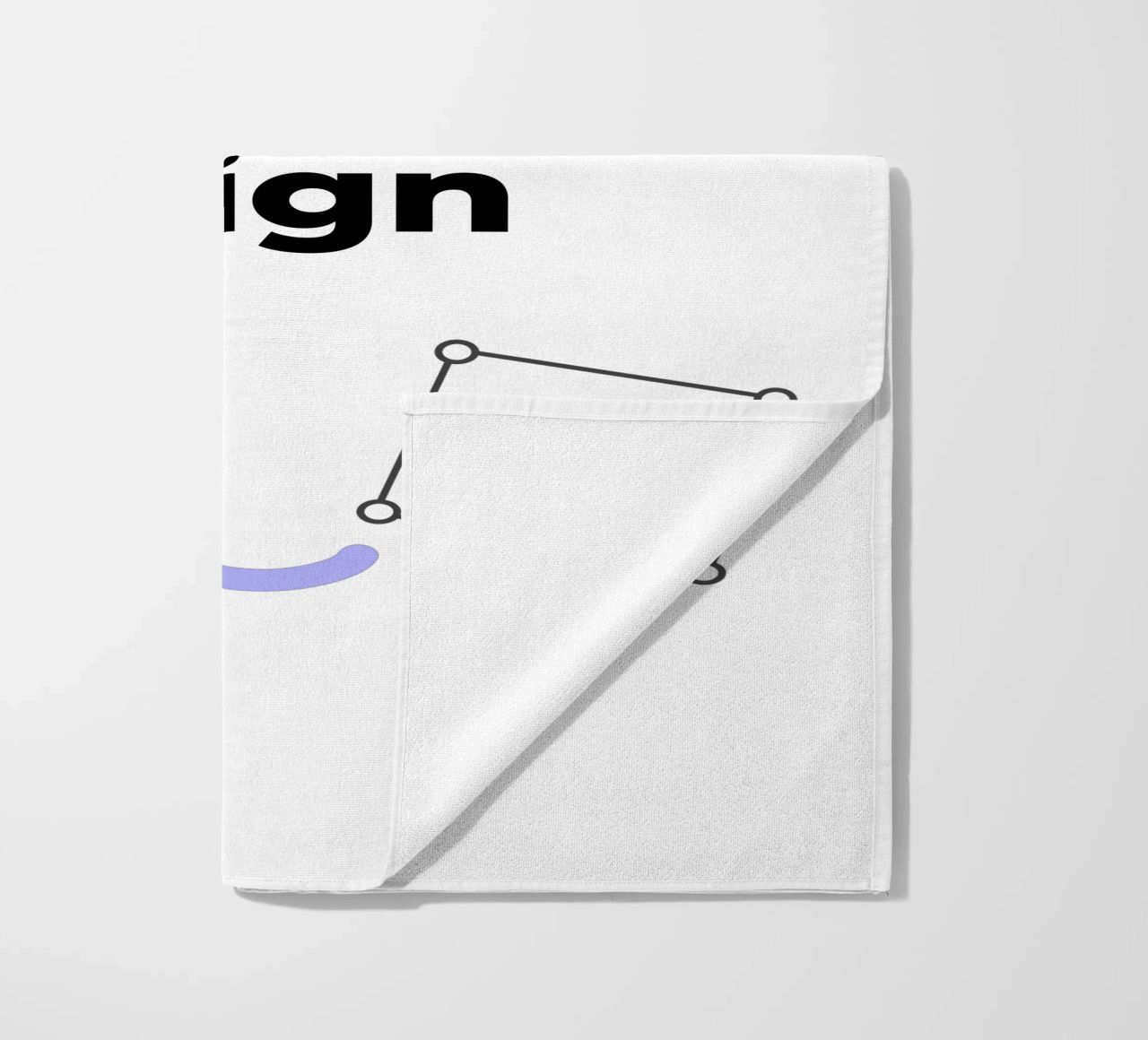 Ton design ici serviette de plage de JUNIQE