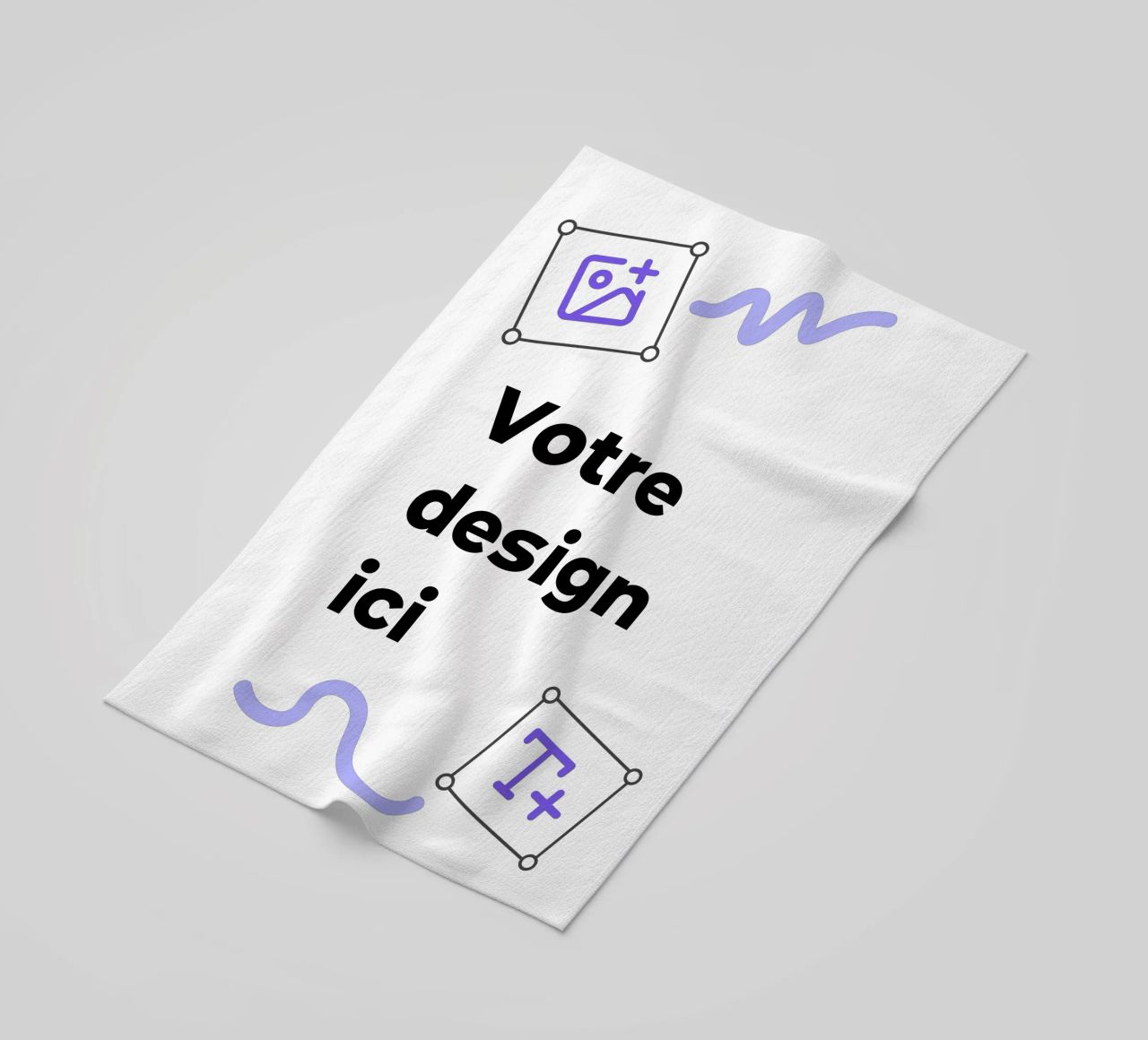 Ton design ici serviette de plage de JUNIQE