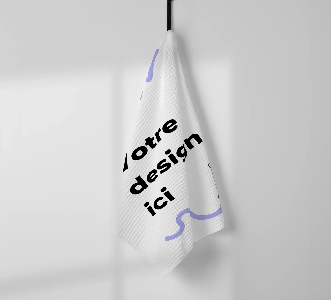 Votre design ici tea towel by JUNIQE