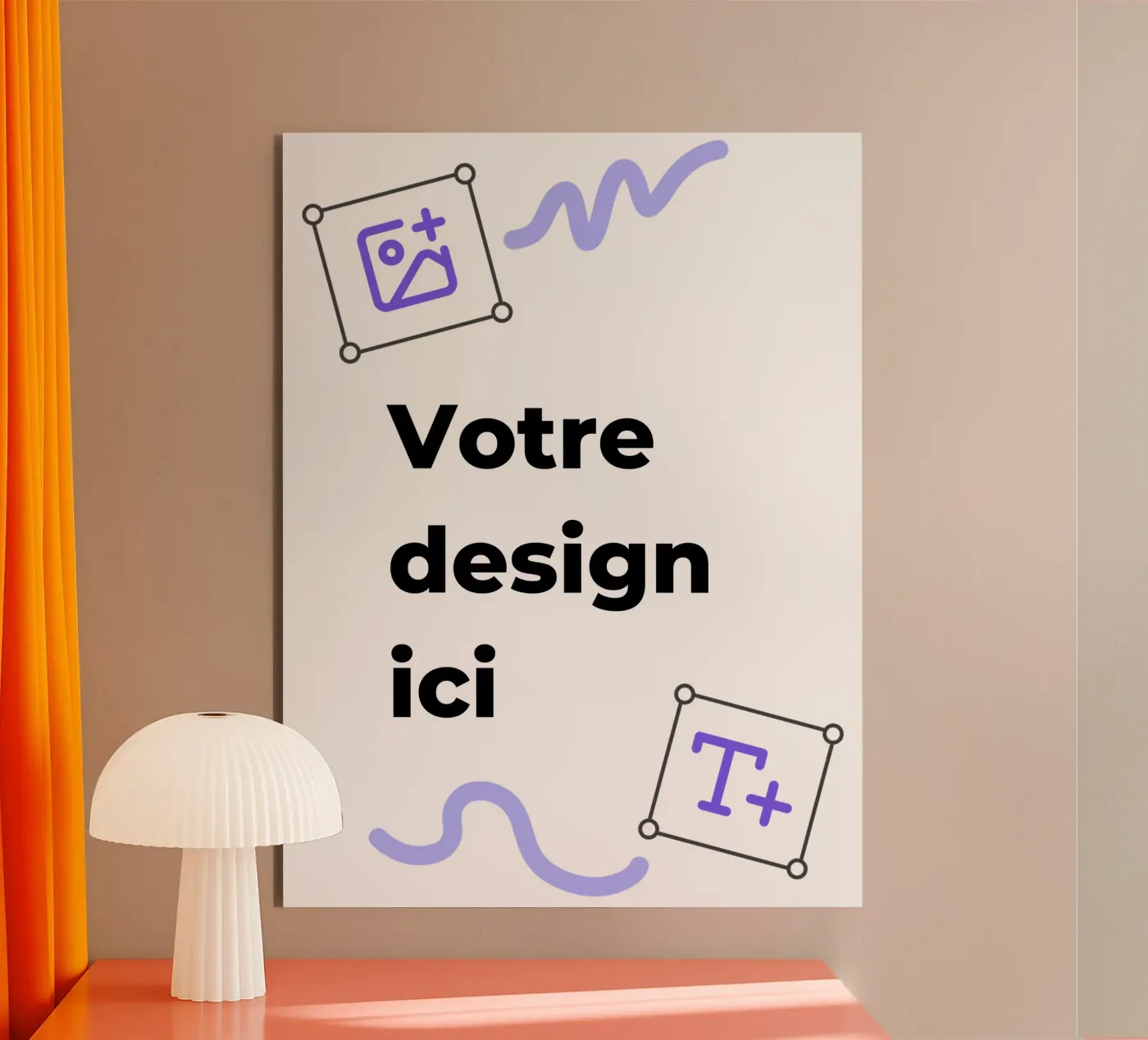Votre design ici alu dibond de JUNIQE