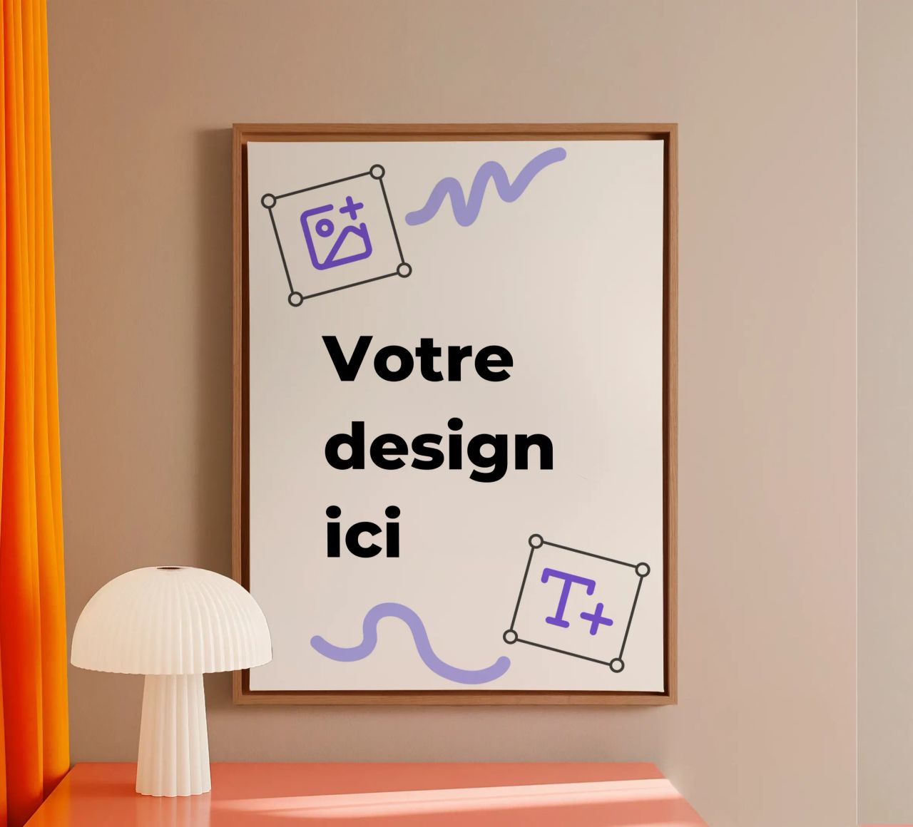 Ton design ici toile de JUNIQE